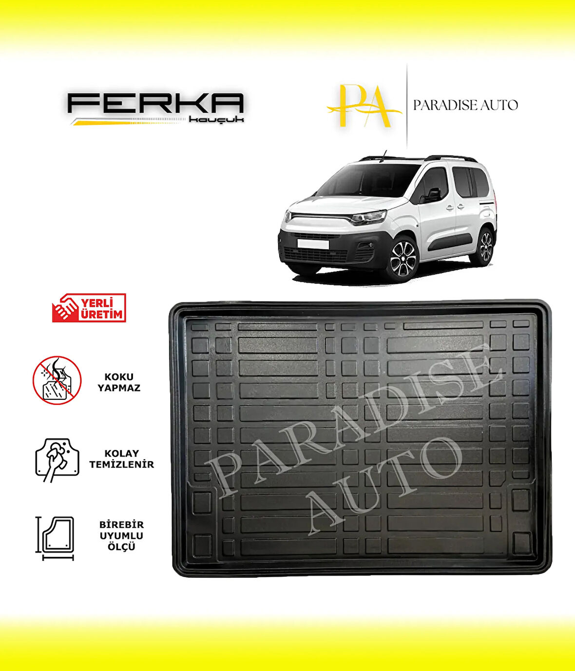 Fiat Doblo 2020 ve Üstü Bagaj Havuzu