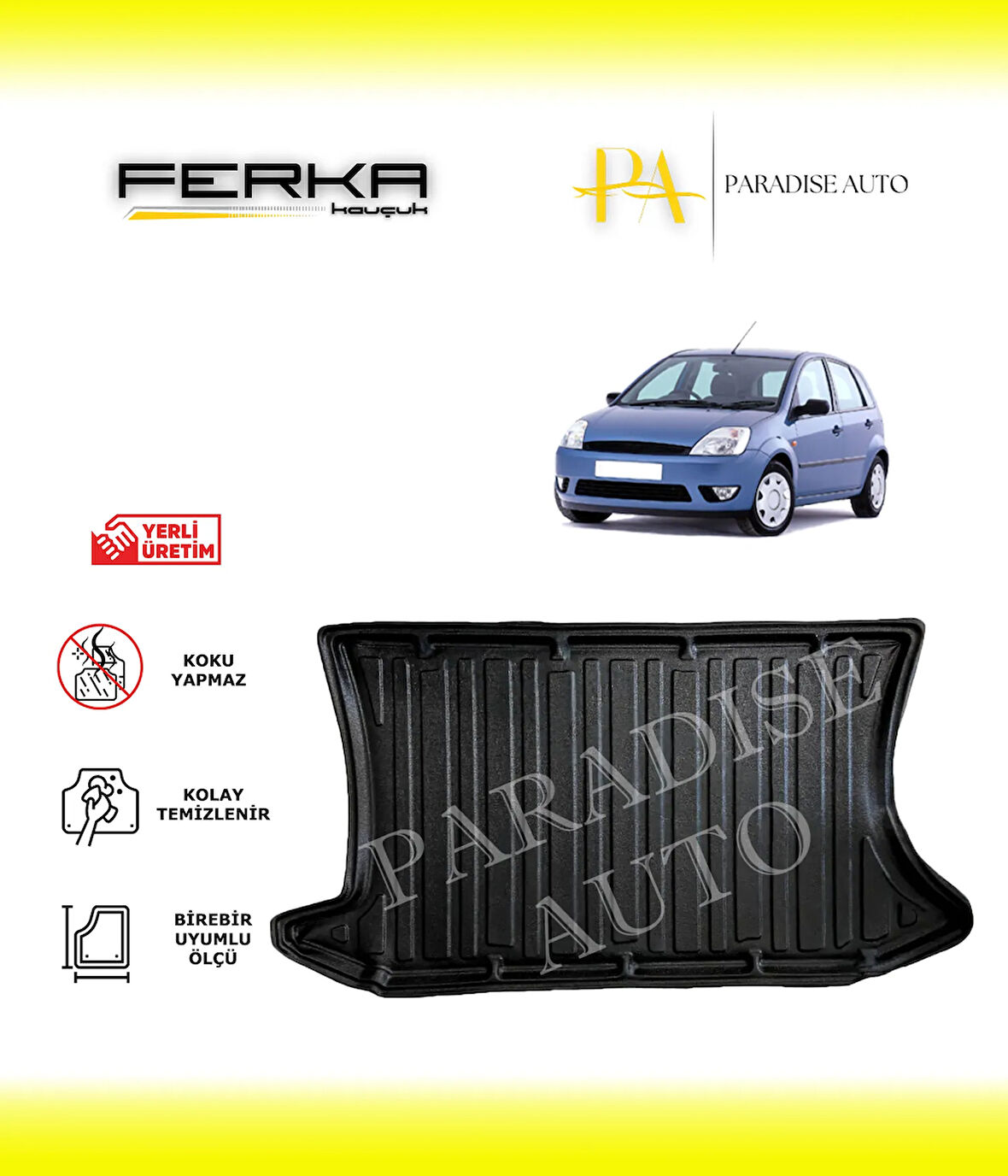 Ford Fiesta HB 2002-2008 Bagaj Havuzu