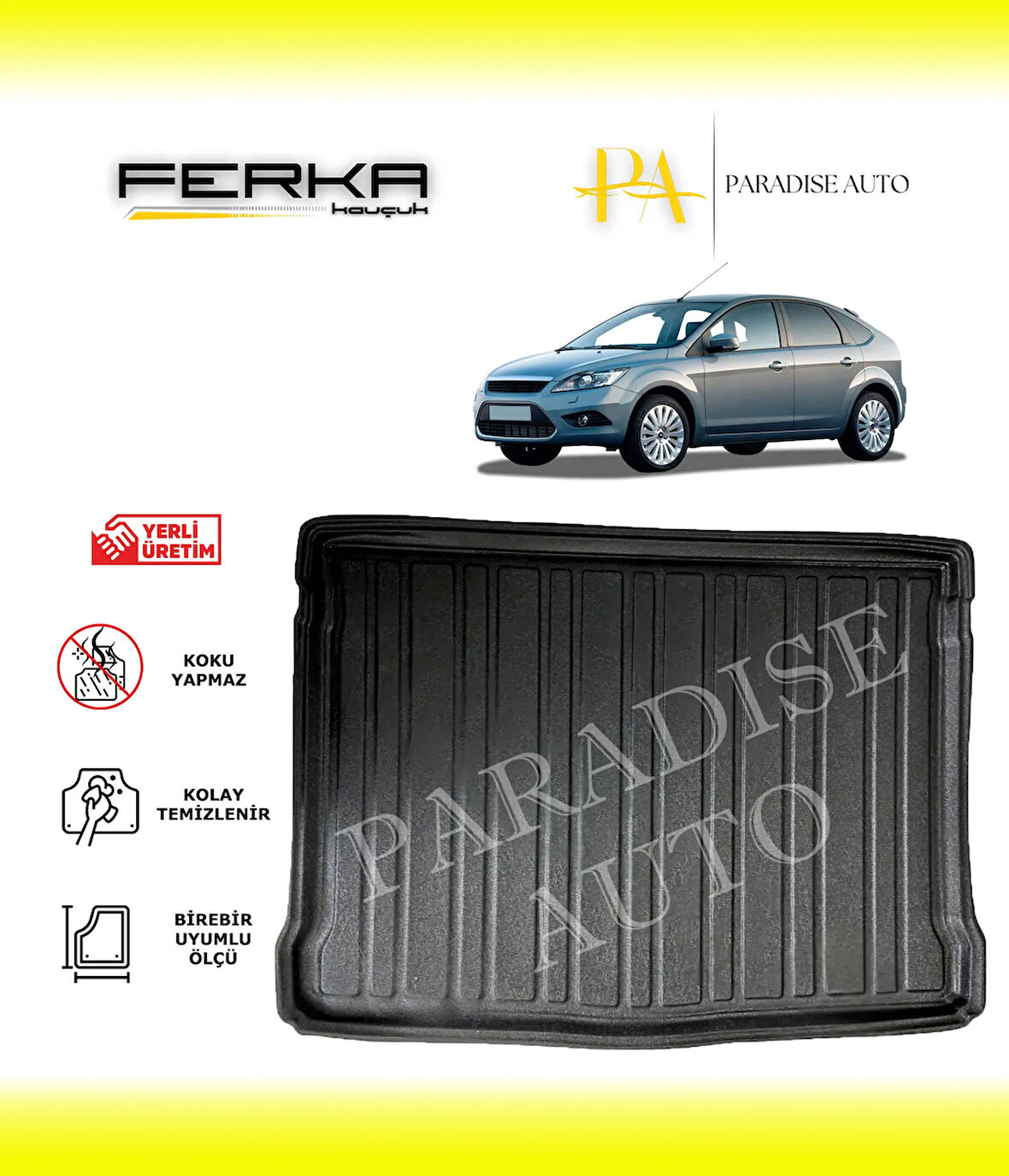 Ford Focus HB İnce Stepneli 2005-2011 Bagaj Havuzu