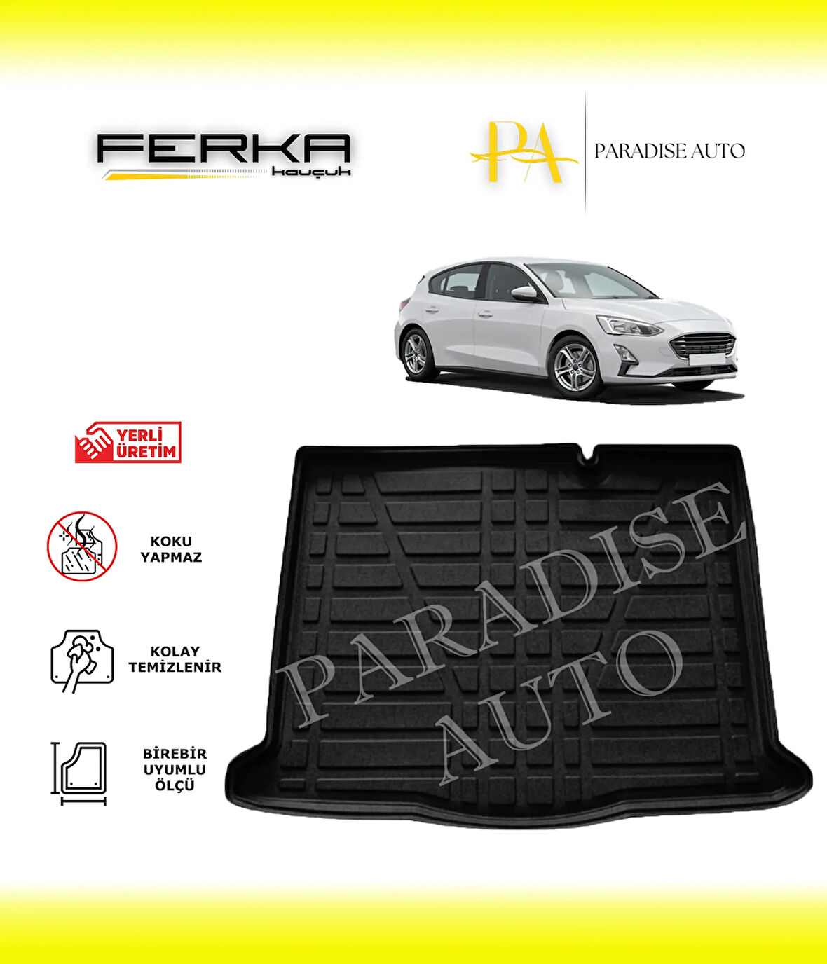 Ford Focus HB İnce Stepne 2018-2021 Bagaj Havuzu