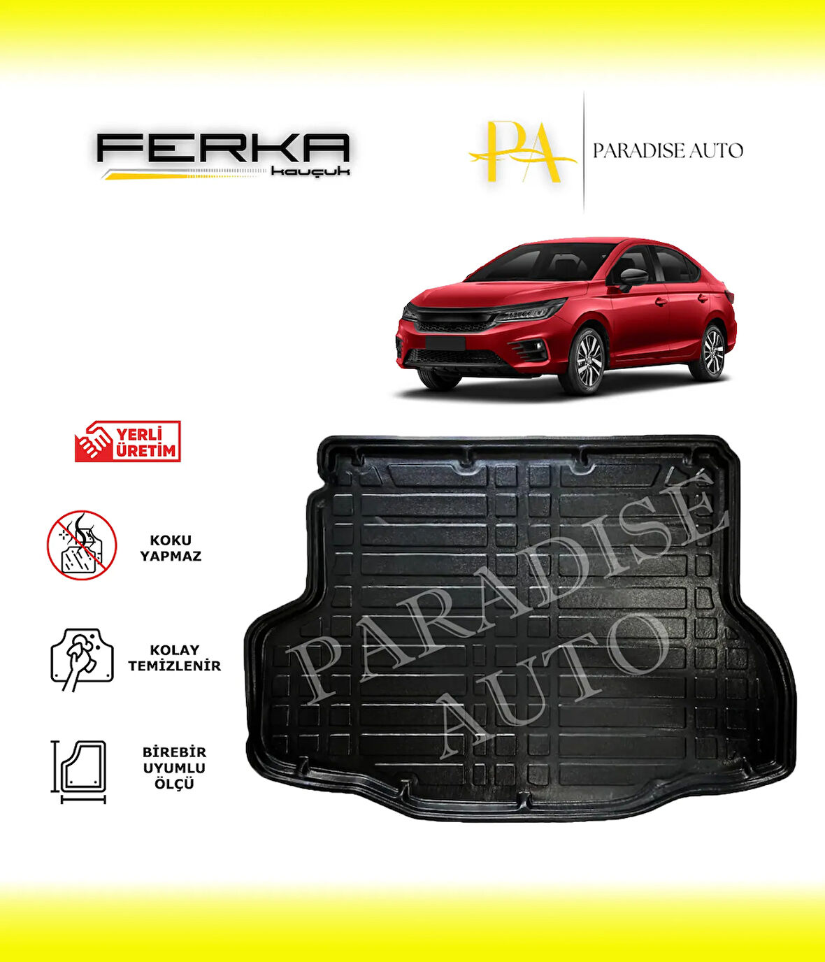 Honda City Sedan 2021 ve Üstü Bagaj Havuzu