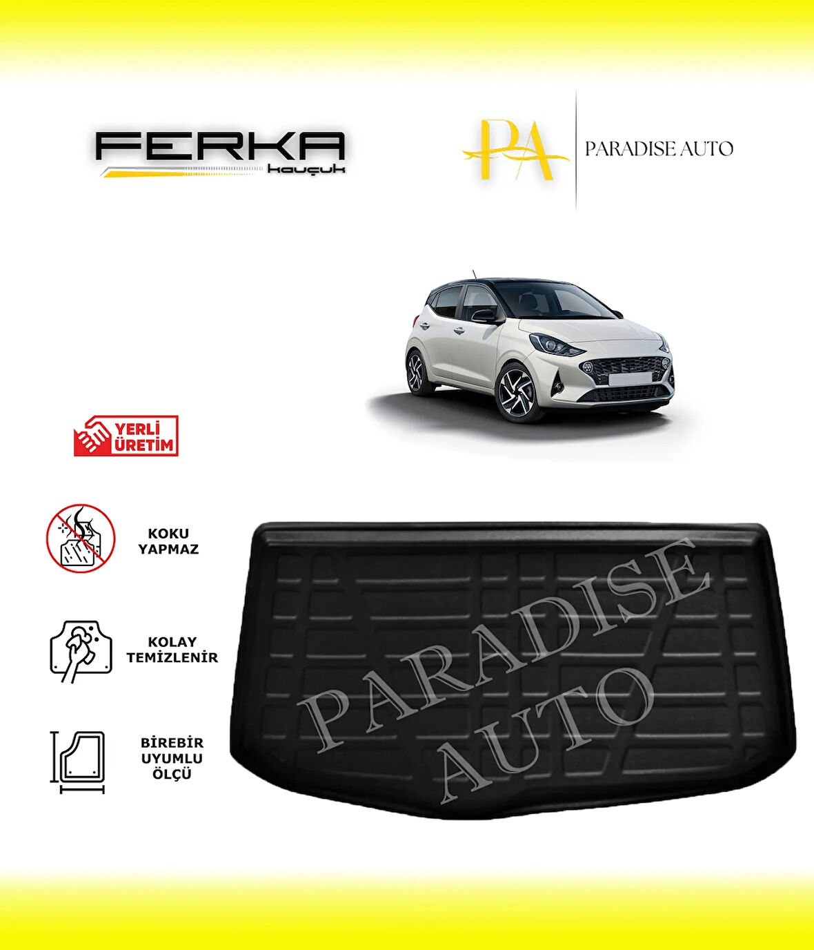 Hyundai i10 2020 ve Üstü Bagaj Havuzu