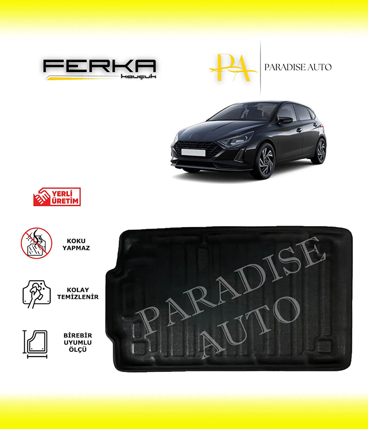 Hyundai i20 Elite Plus Alt Kademe HB 2020 ve Üstü Bagaj Havuzu