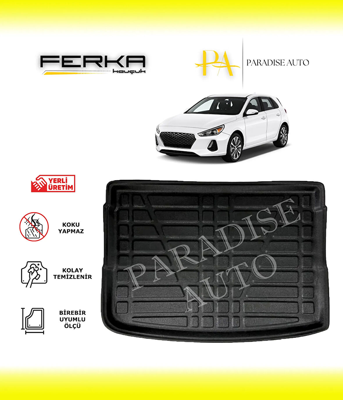 Hyundai i30 Üst Kademe 2017 ve Üstü Bagaj Havuzu