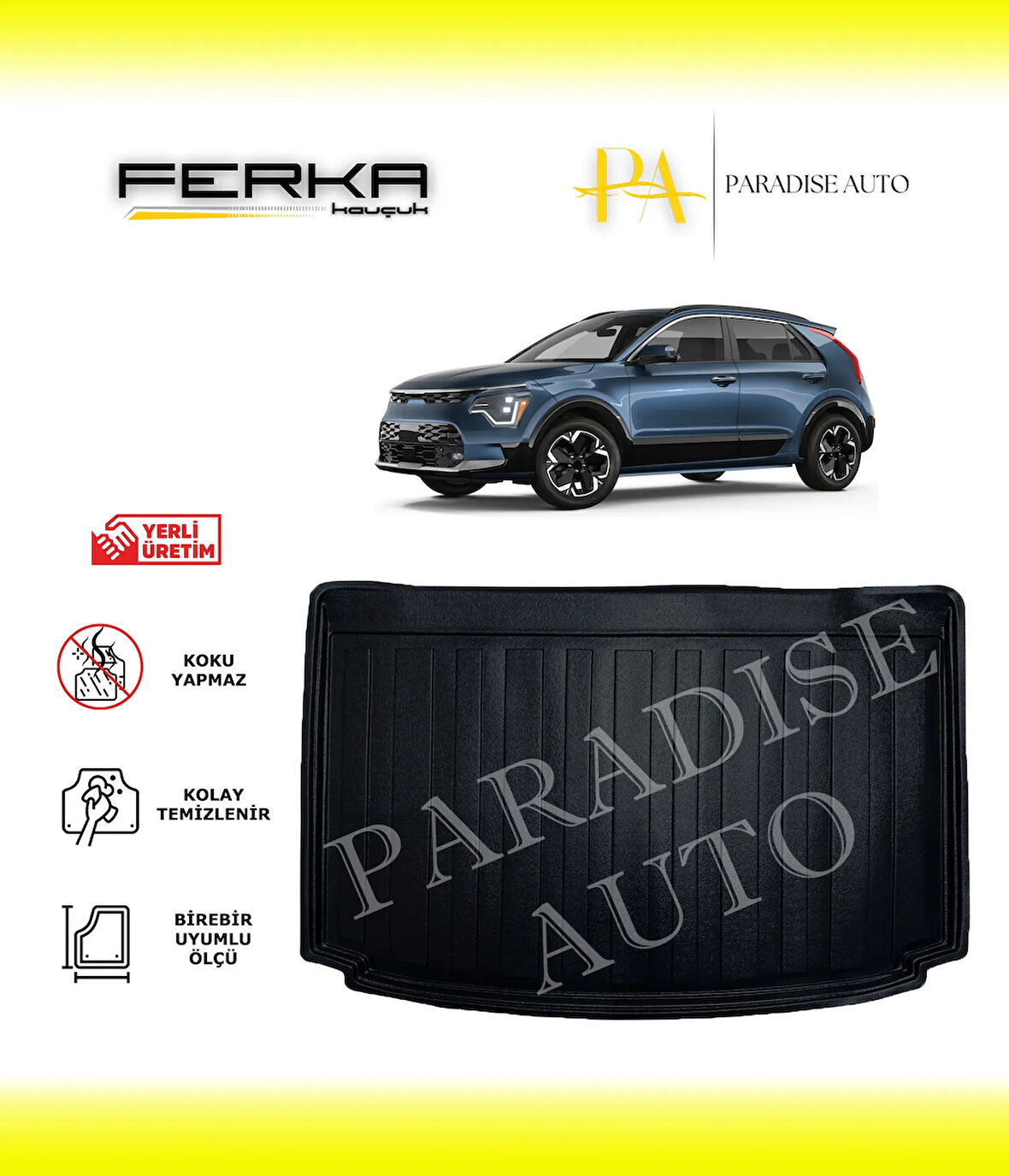 Kia Niro Ev Prestige Alt Kademe 2022 ve Üstü Bagaj Havuzu