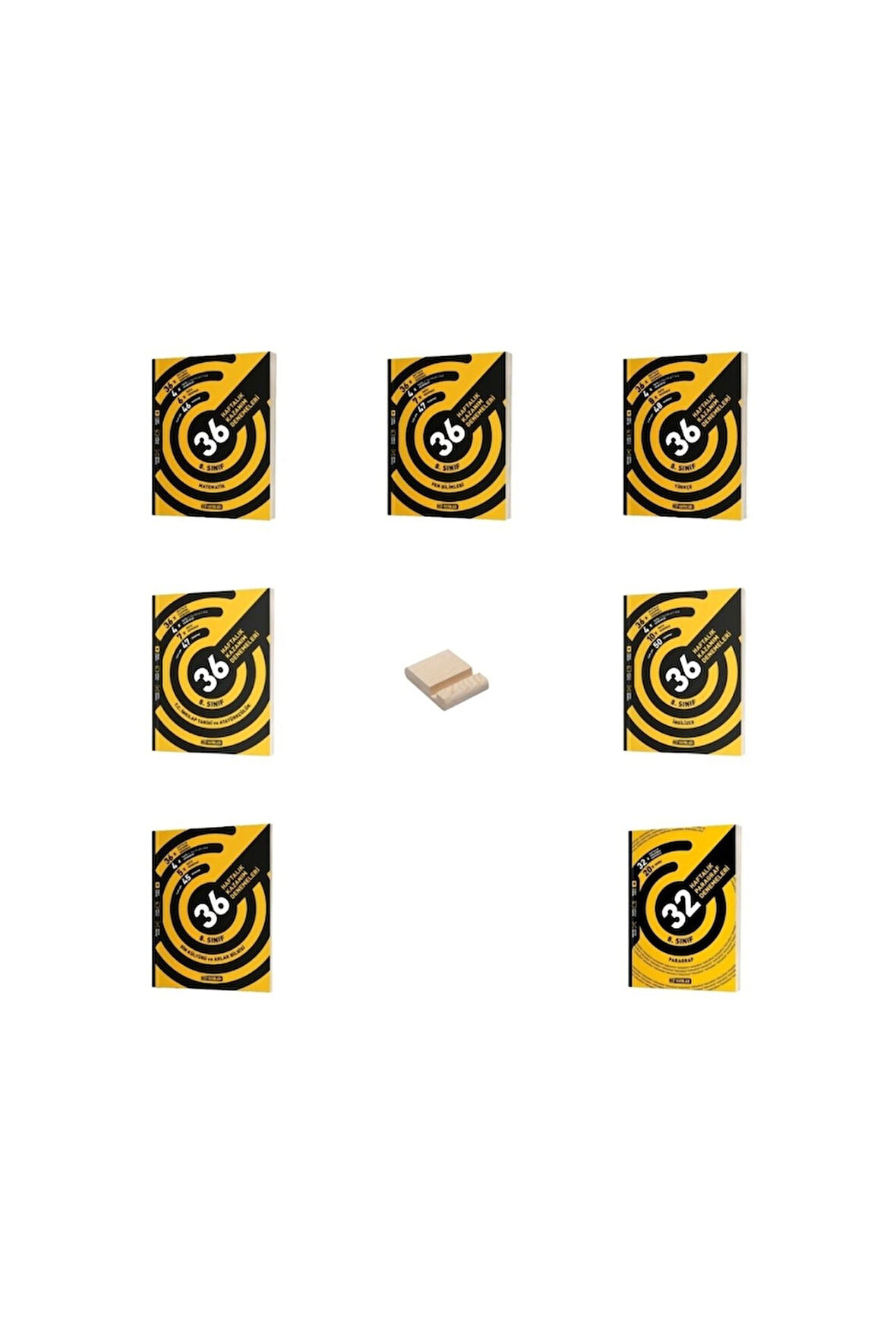 LGS 8. Sınıf Tüm Dersler Haftalık Kazanım Denemeleri 7li Set