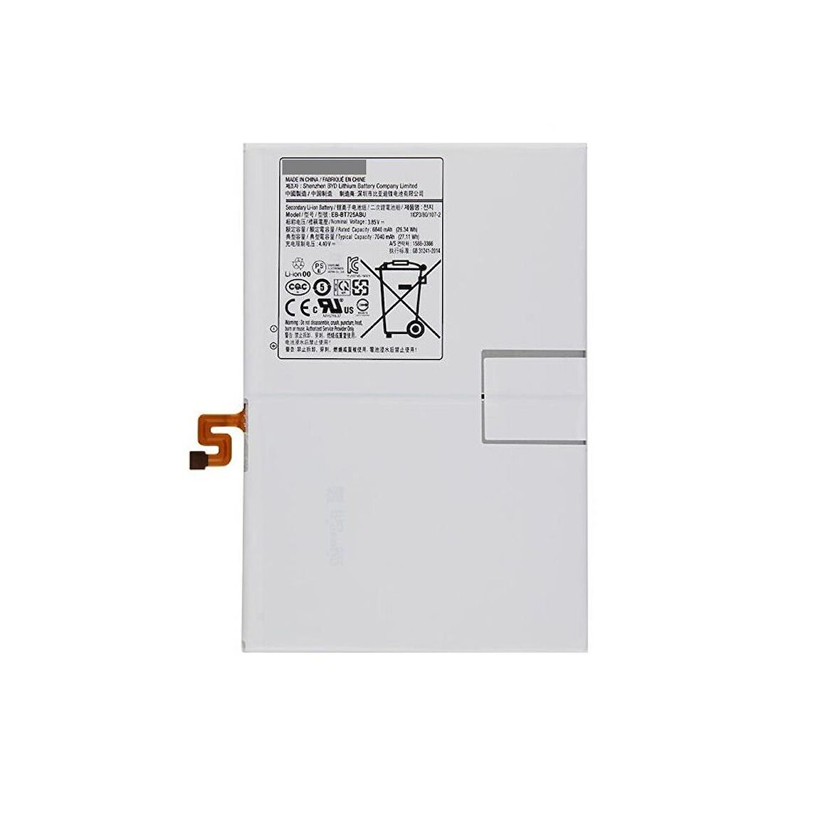 Samsung Galaxy Tab S6 Lite P617 İle Uyumlu Tablet Pil