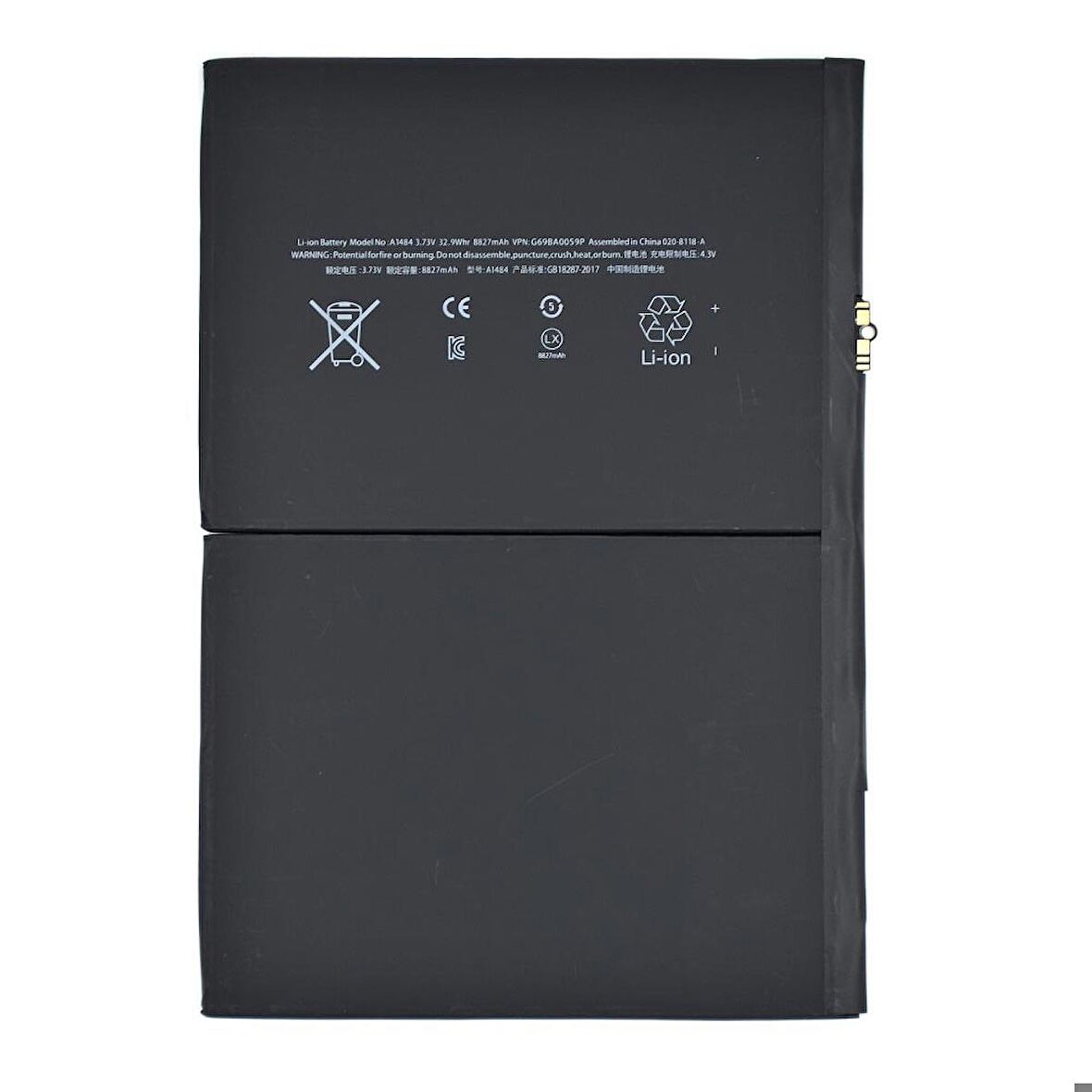 Apple iPad 7 A2197 A2198 A2200 İle Uyumlu Tablet Pil