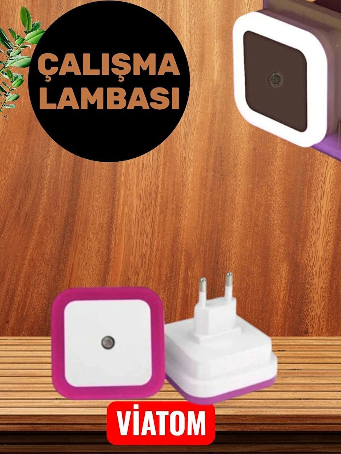 Priz ve Şarj Özellikli LED Gece Lambası