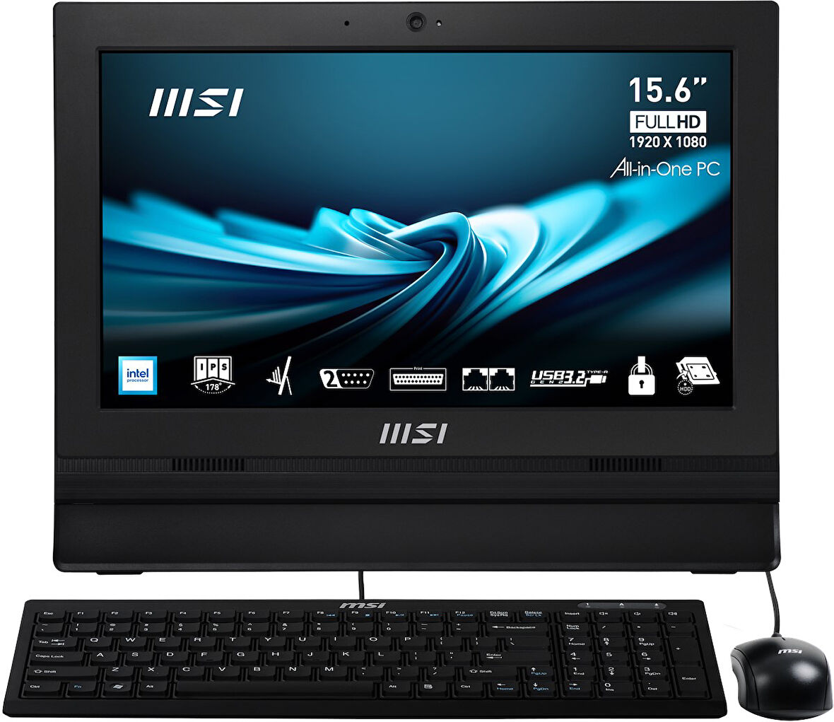 MSI PRO AP162T ADL-002XTR 15.6 FHD 16:9 (1920X1080) N100 4GB DDR4 256GB SSD DOS TOUCH AIO PC