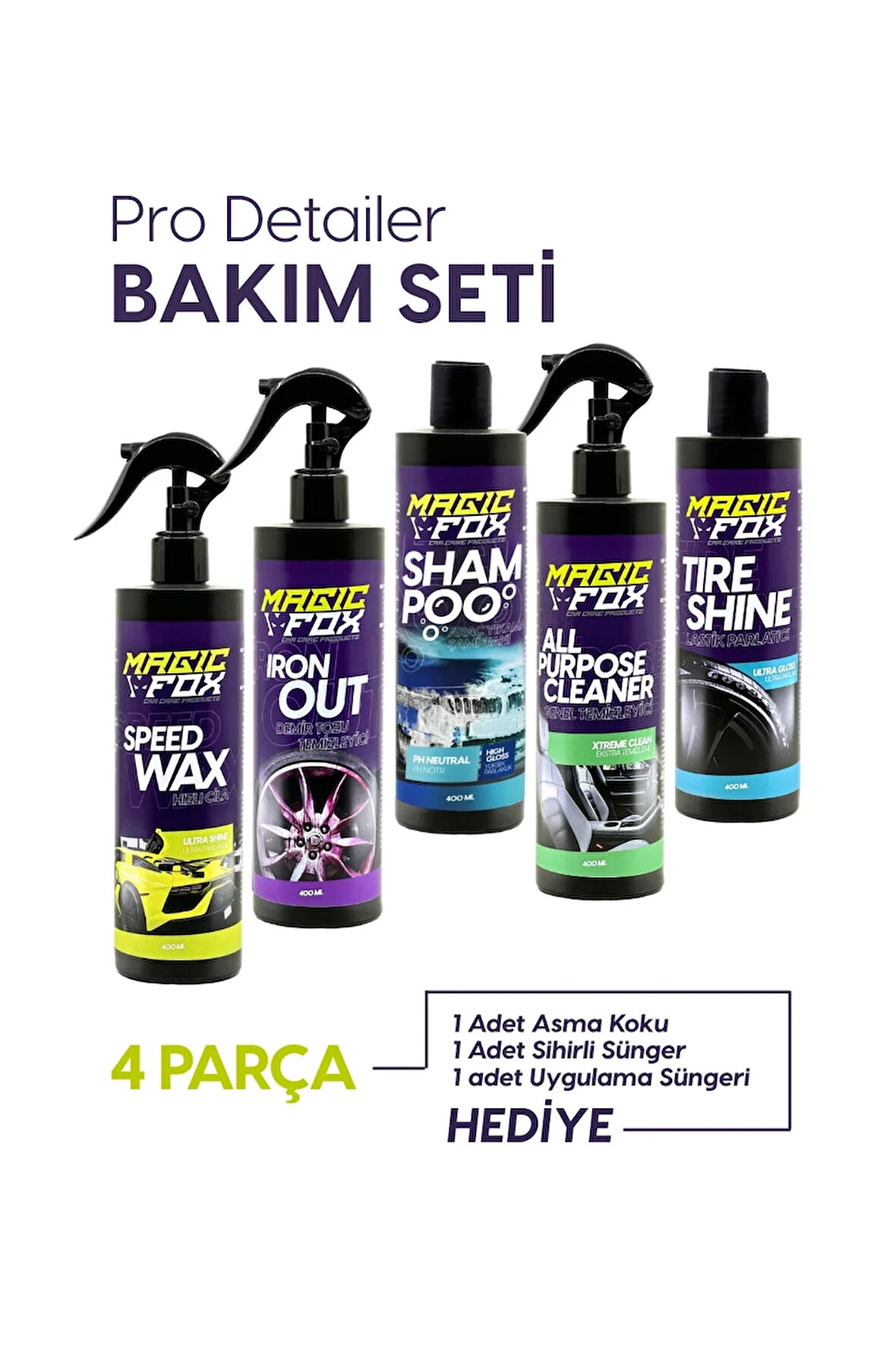 Pro Detailer Box oto bakım ve temizlik seti