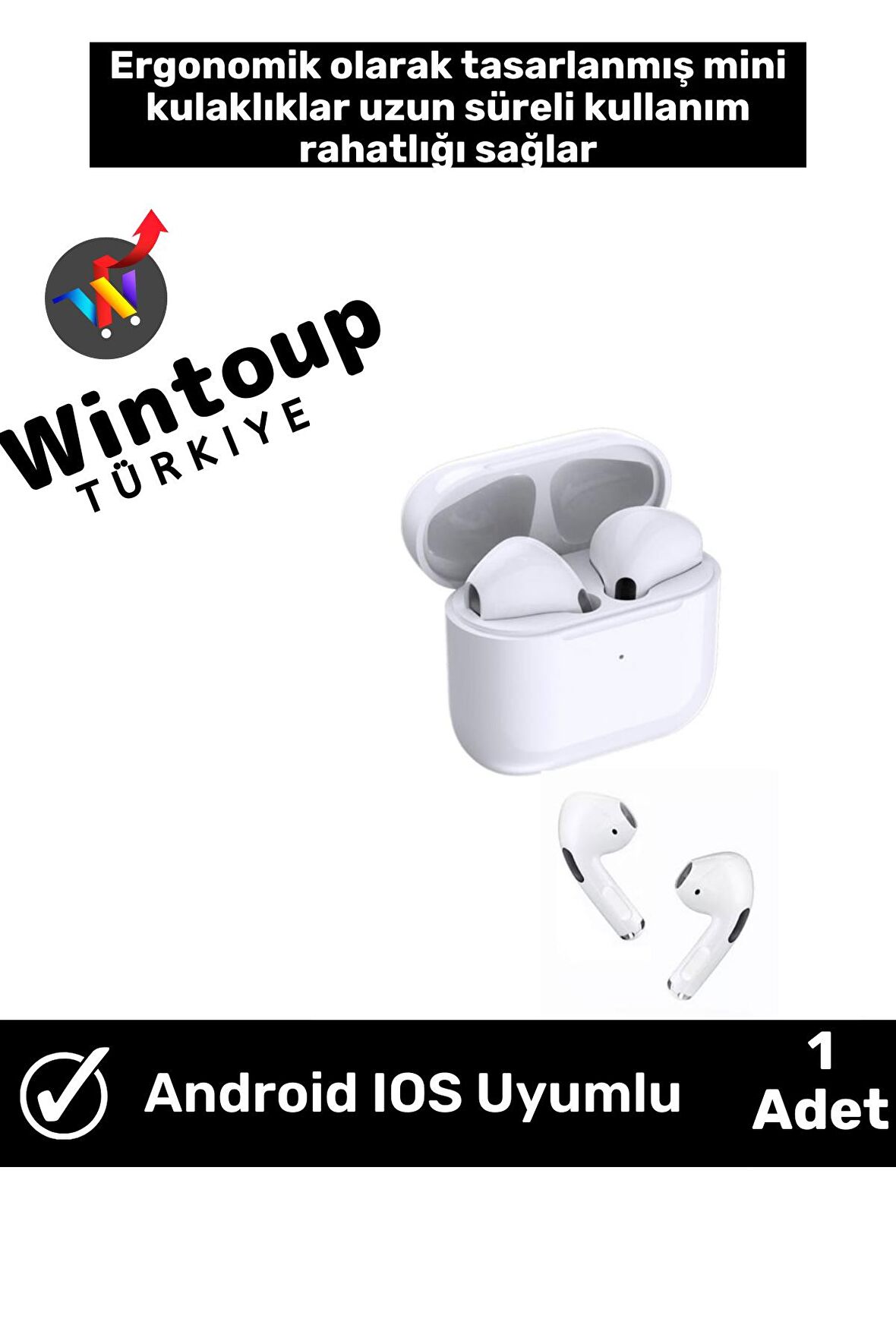 Xiaomi Serisi Tüm Modeller Bluetooth V5 Kulakiçi Tws Kulaklık Dokunmatik