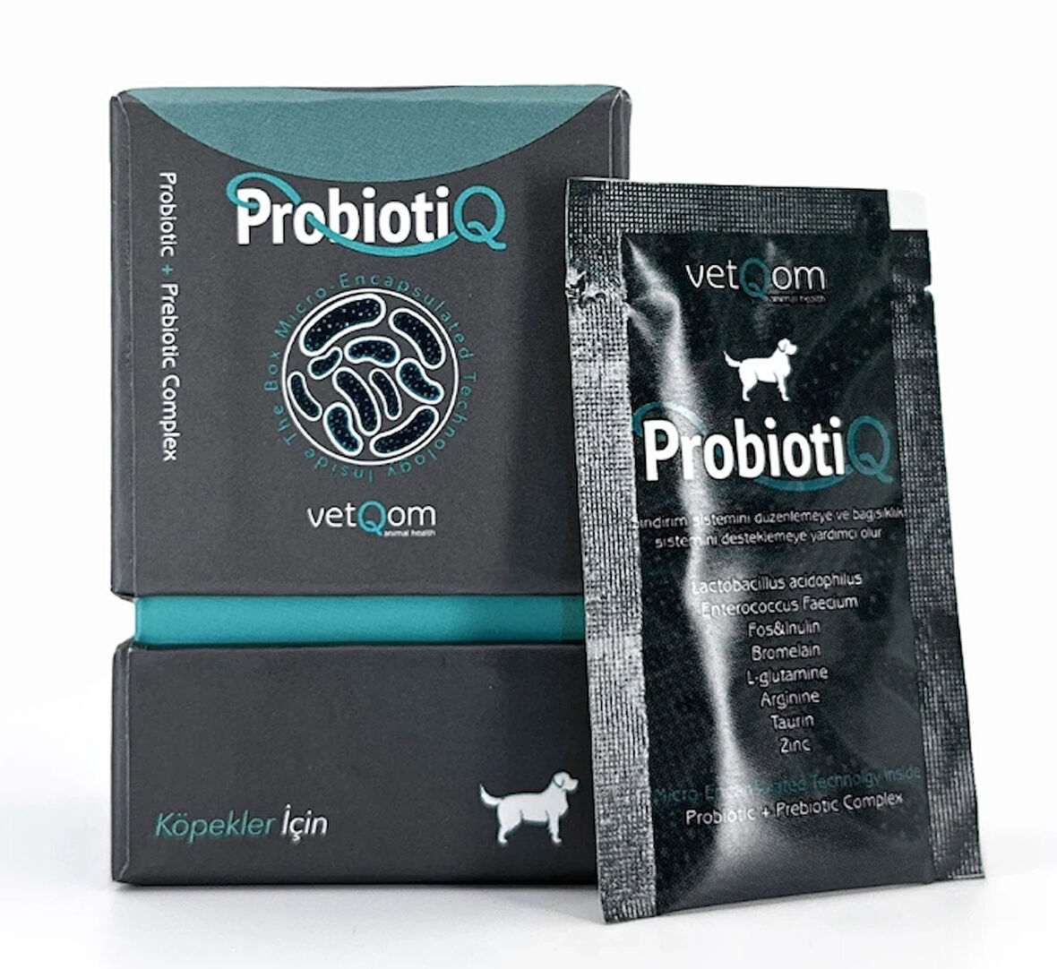 ProbiotiQ – Probiyotik + Prebiyotik Kompleks – 10 saşe