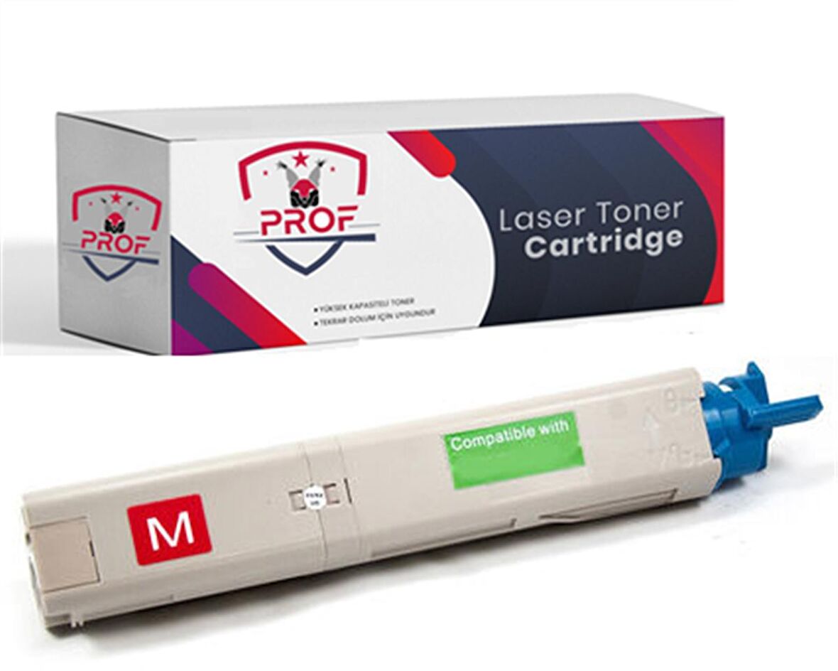 Oki C3300 Kırmızı Toner - Muadil Yüksek Kapasiteli