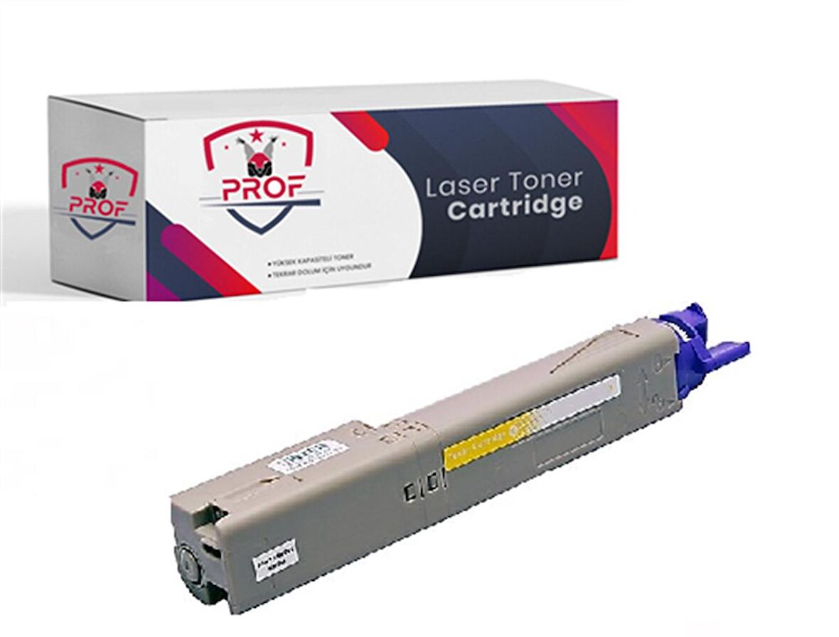 Oki 43459441 Sarı Toner - Muadil
