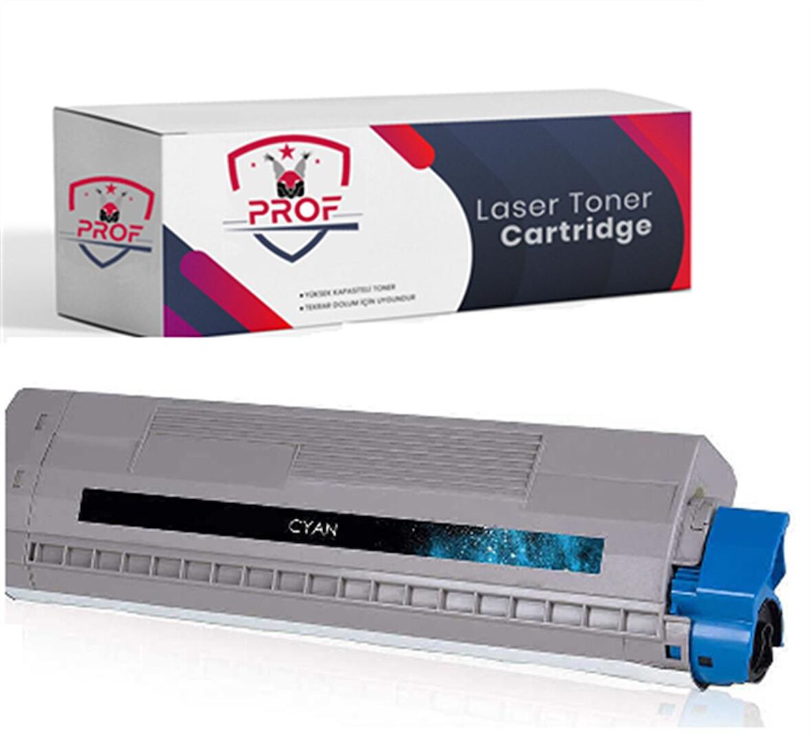 Oki C5540 Mavi Toner - Muadil