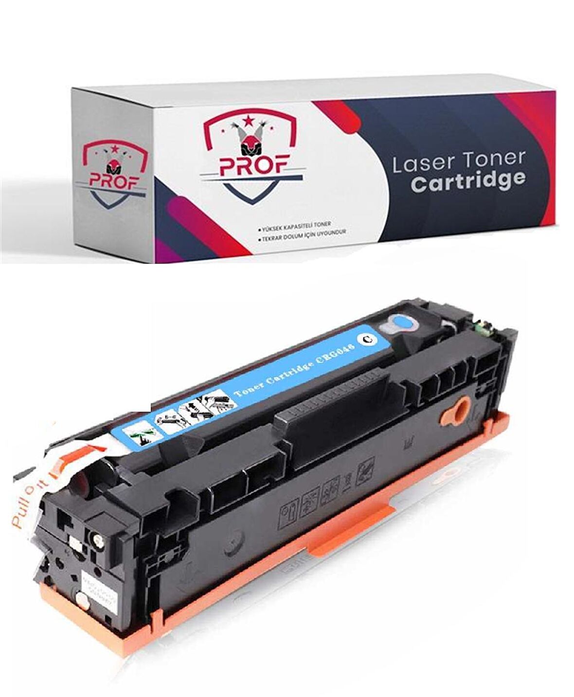 Canon İ-Sensys LBP-653Cx Mavi Toner - Muadil Yüksek Kapasite