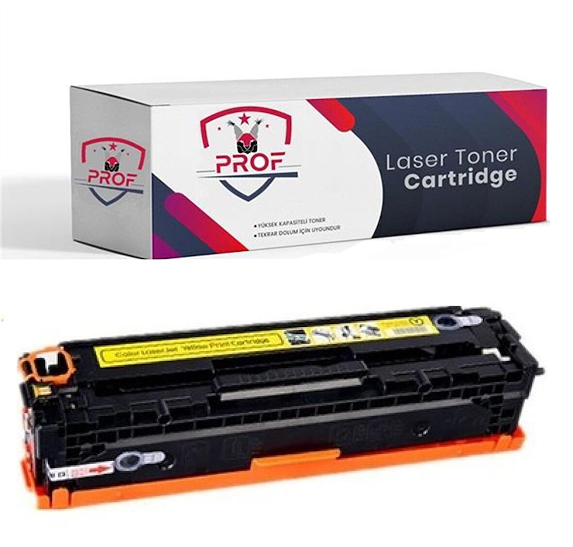 Canon İ-Sensys LBP-7660 Sarı Toner - Muadil