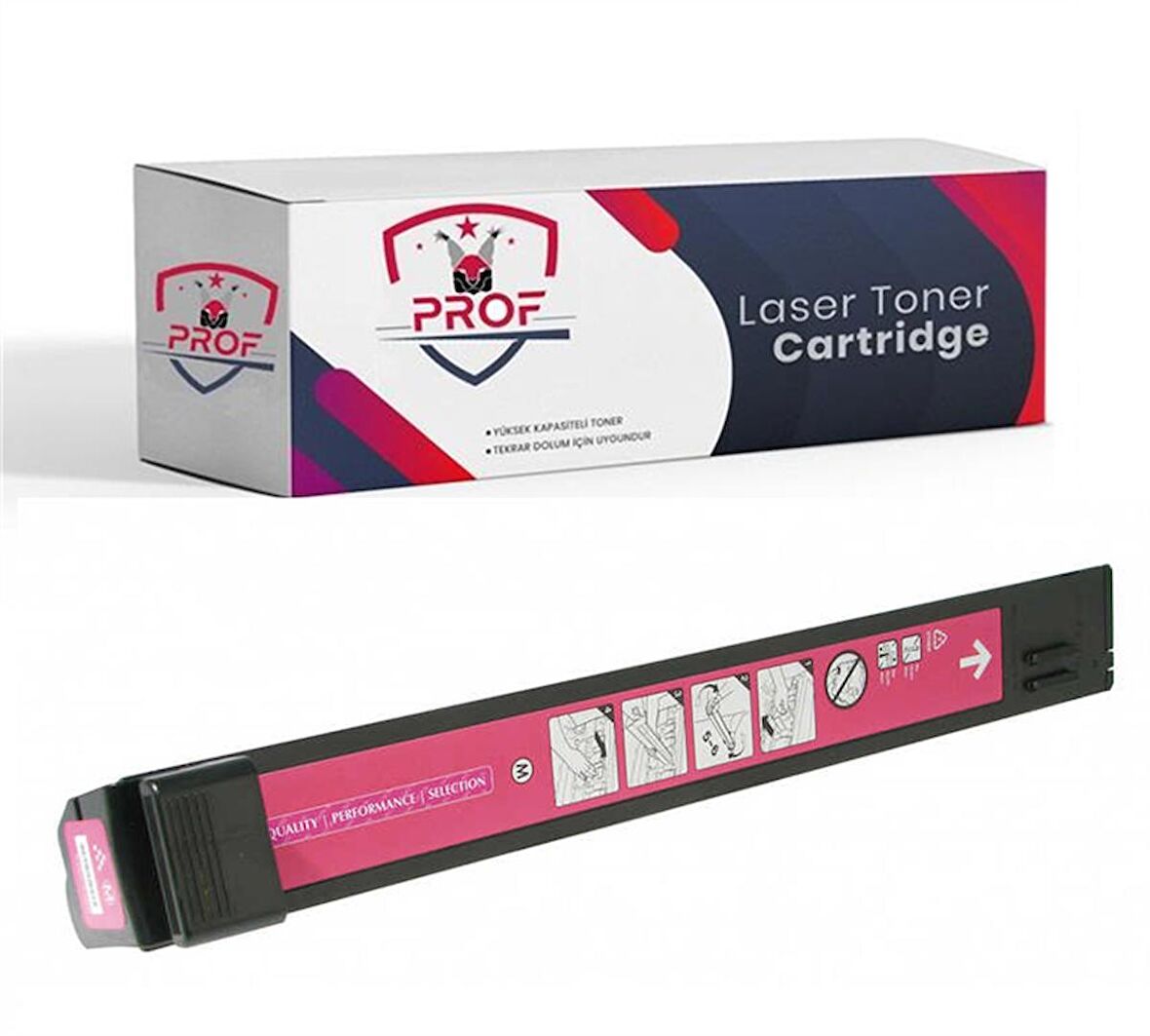 Hp Color Laserjet CP6015x Kırmızı Toner - Muadil