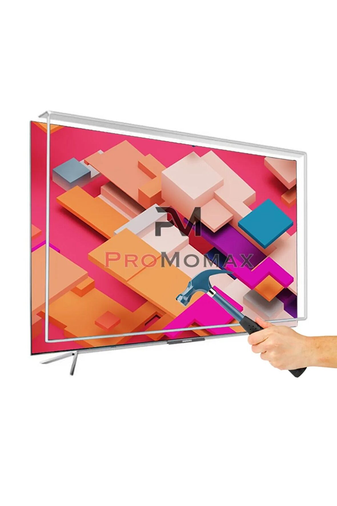 55" Inç 139 Ekran 4k Uyumlu Şeffaf Ultra Dayanıklı Tv Ekran Koruyucu Tv Screen Protector