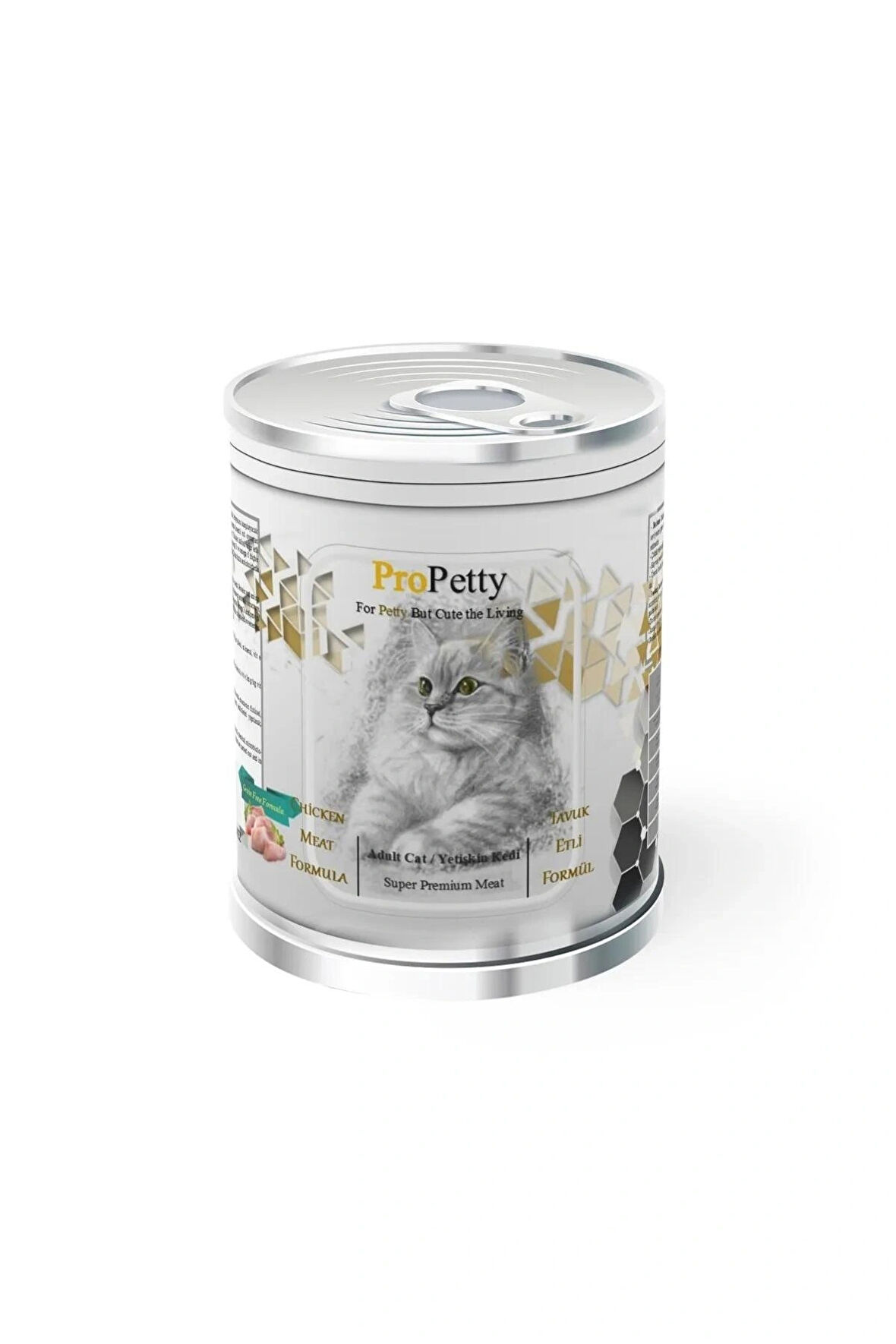 ProPetty Tahılsız Tavuk Etli Yetişkin Kedi Konserve Maması 24 x 415 Gr.