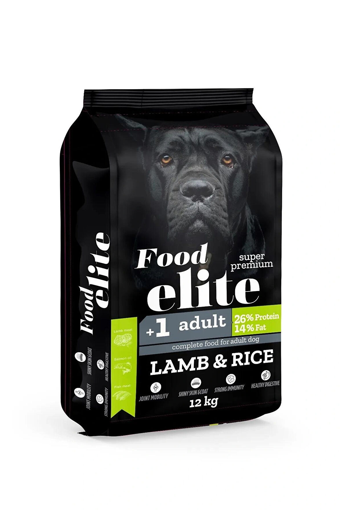 Food Elite Kuzu Etli & Pirinçli Yetişkin Kuru Köpek Maması 12 Kg.