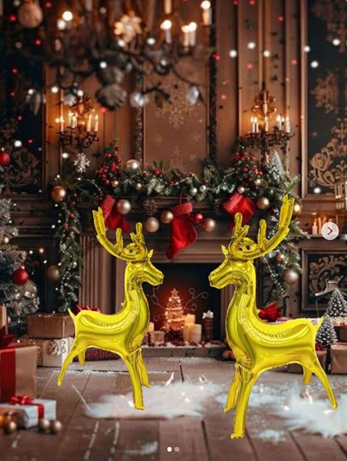 Küçük Gold Ayaklı Geyik Folyo Balon