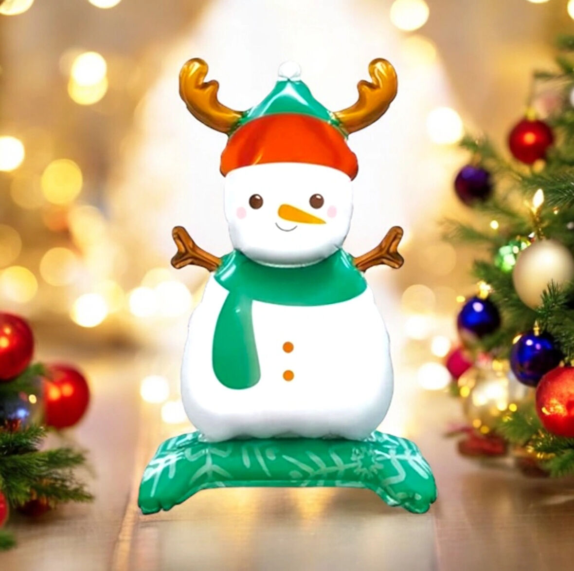 Ayaklı Küçük Kardan Adam Folyo Balon