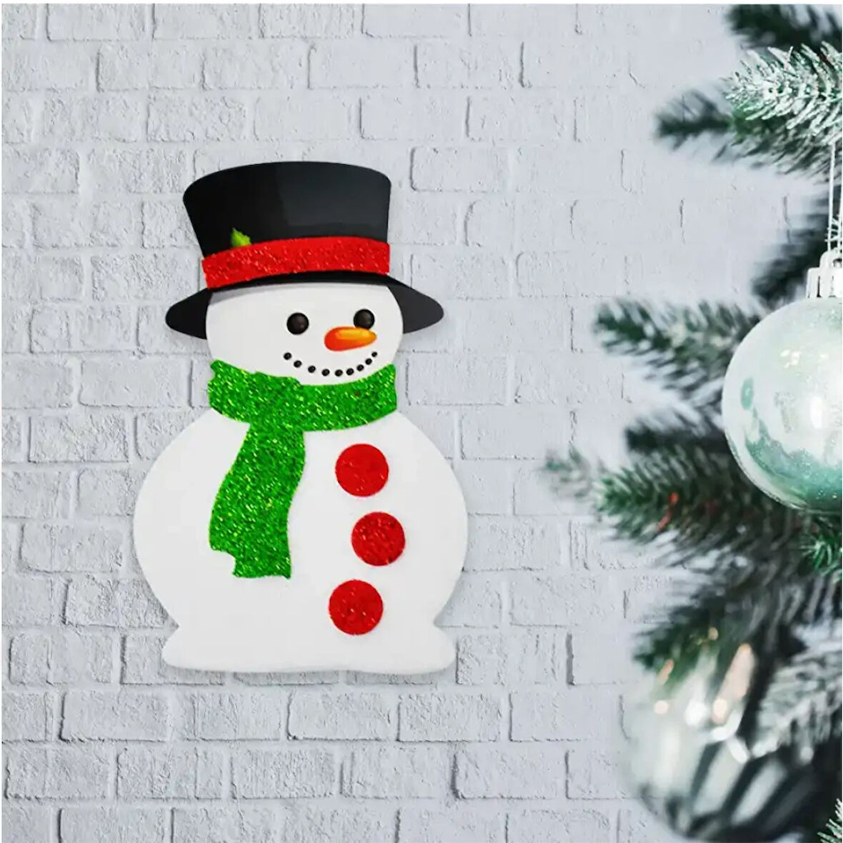 Kardan Adam Strafor Süs 18x27cm