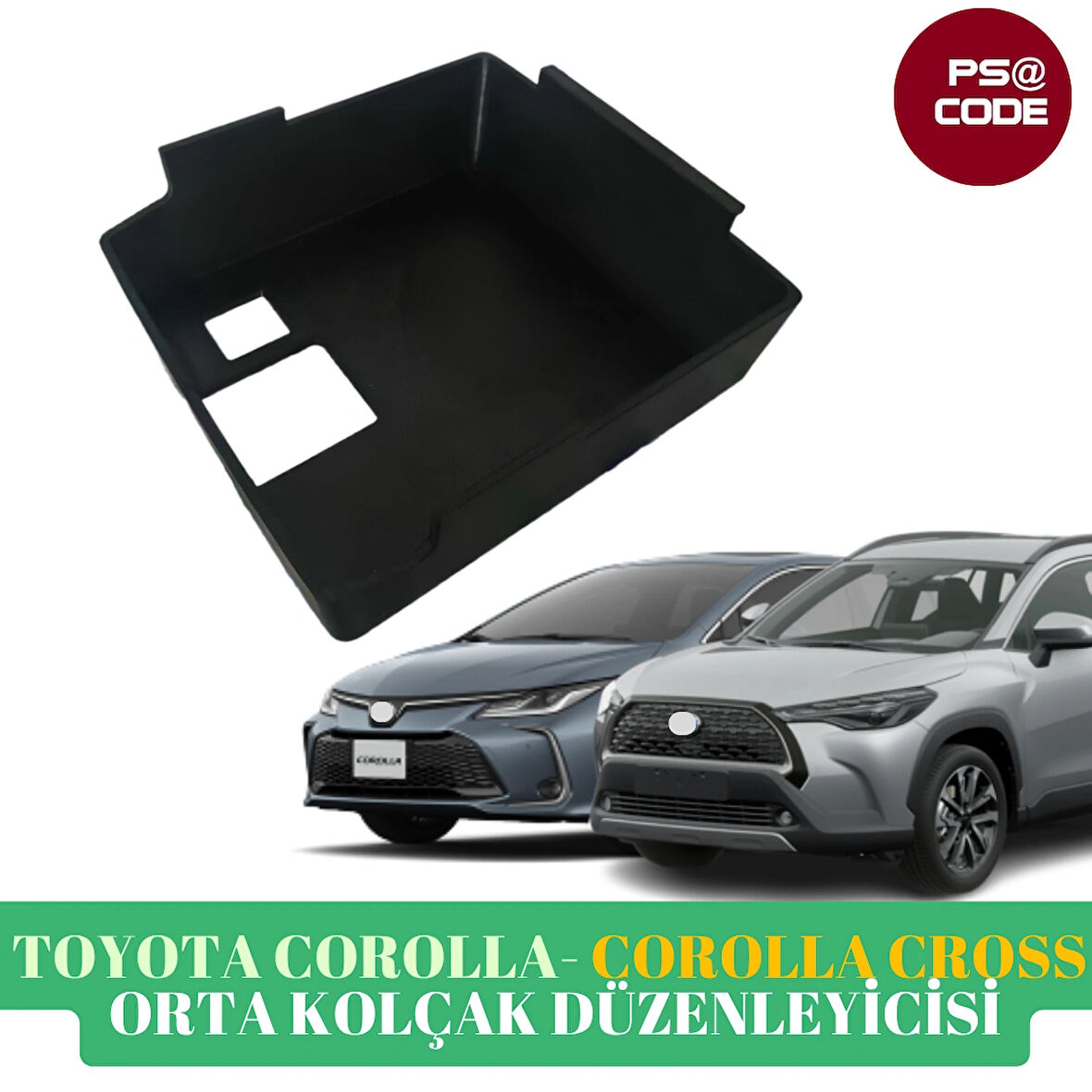 Toyota Corolla E210 ve  Toyota Cross 2019- 2025 ile uyumlu Orta Kolçak Düzenleyici