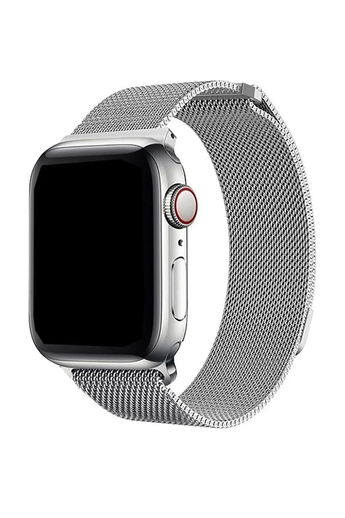 Apple Watch Uyumlu 38-40-41 MM1/2/3/4/5/6/se/7/8/9 Kordon Metal Loop Kordon
