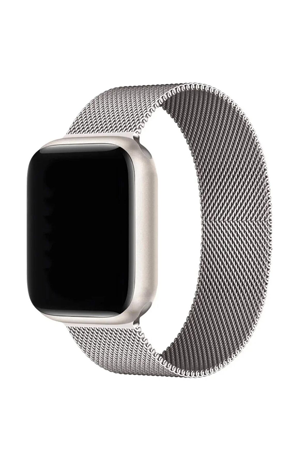 Apple Watch Uyumlu 42/ 44/45/ 49mm 1/2/3/4/5/6/se/7/8/9ultra-ultra2 Kordon Metal Loop Kordon