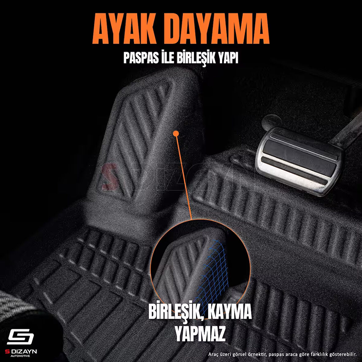S-Dizayn Opel Mokka Elektrikli 3D Pro Havuzlu Paspas 2021 Üzeri A+ Kalite