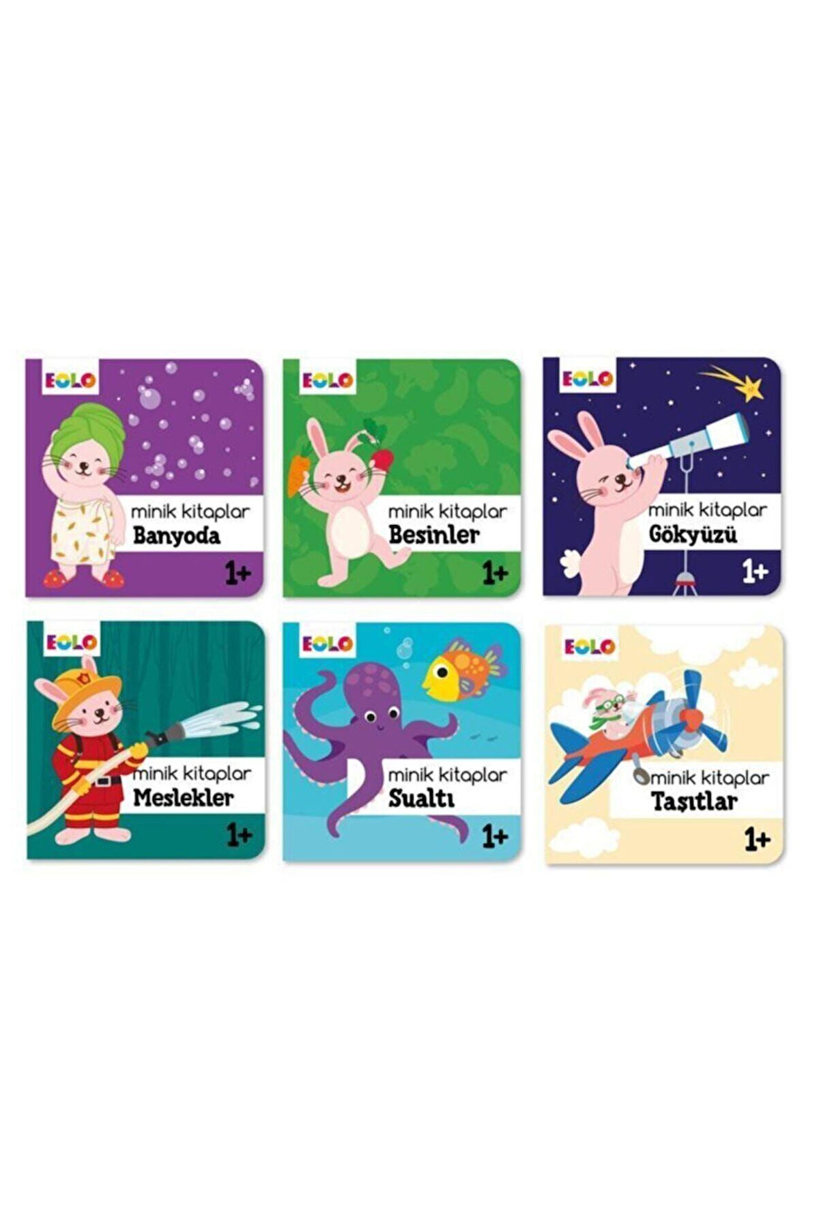 Minik Kitaplar Seti - 6 Kitap - Yeni Set