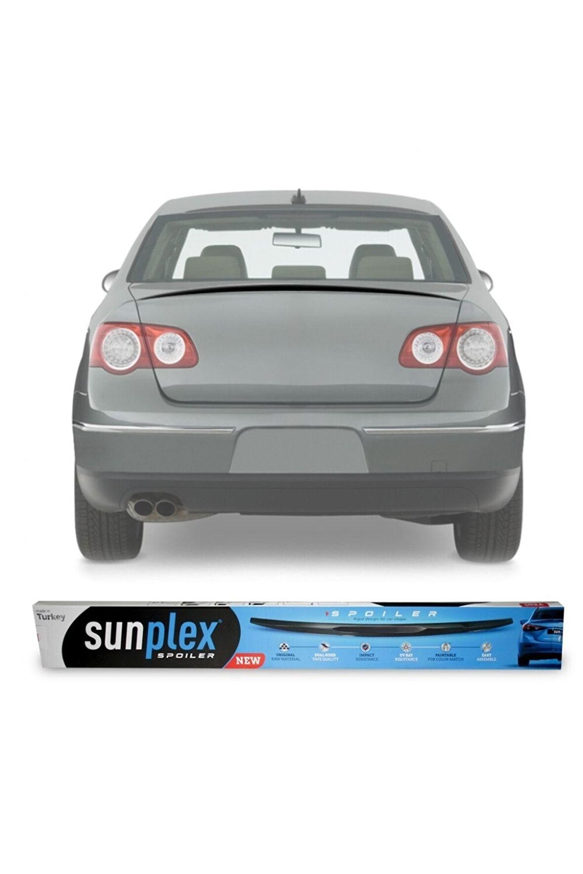 Vw Passat B6 Spoiler Bagaj Üstü Sunplex Piano Black 2006-2010 Arası