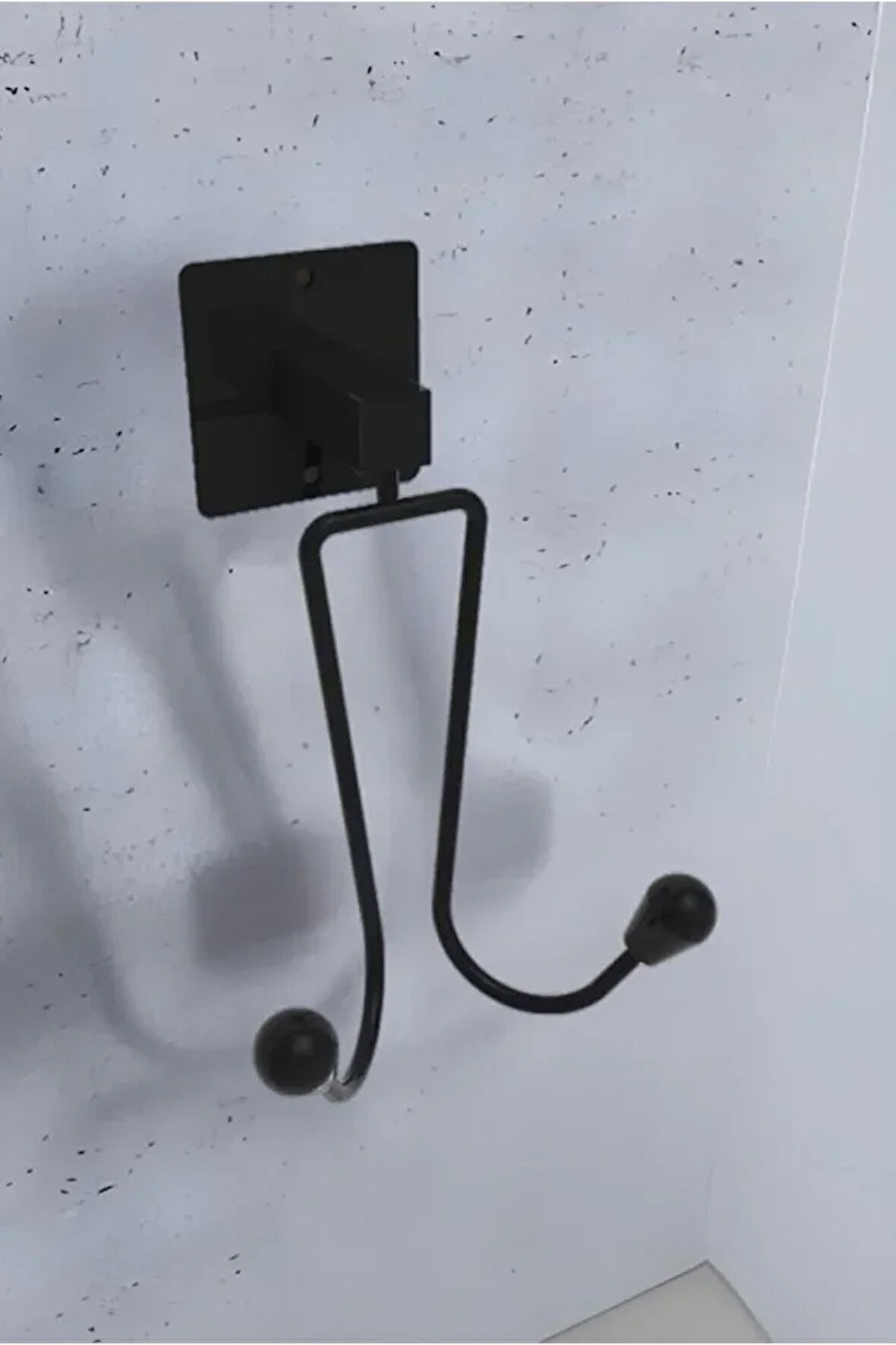 Yapışkanlı İkili Askılık İdam Askılık Havlu Bornoz Kıyafet Askısı Banyo Mutfak