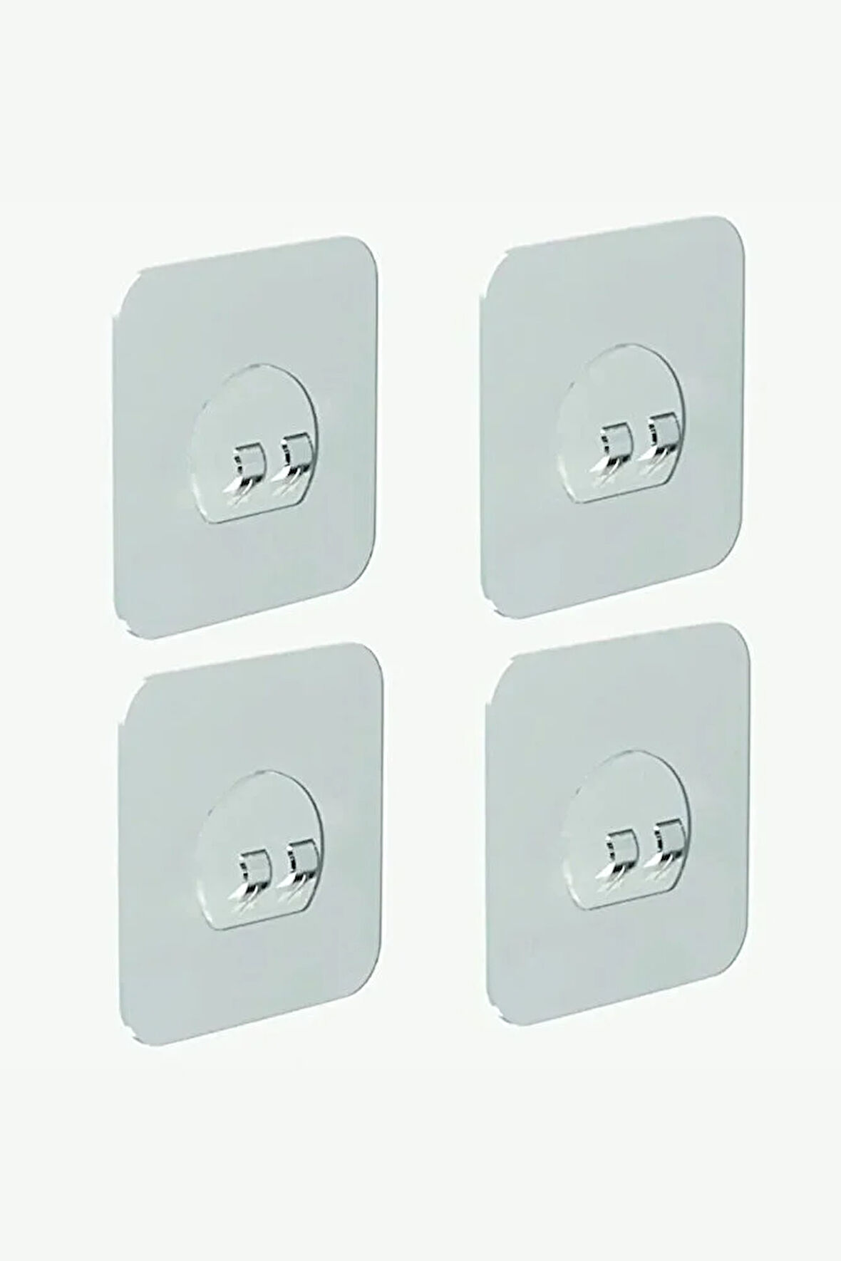 Yedek 4 Adet Süper Güçlü Yapışkanlı Sticker/ Askı Tutucu Sticker Yapışkan Bant