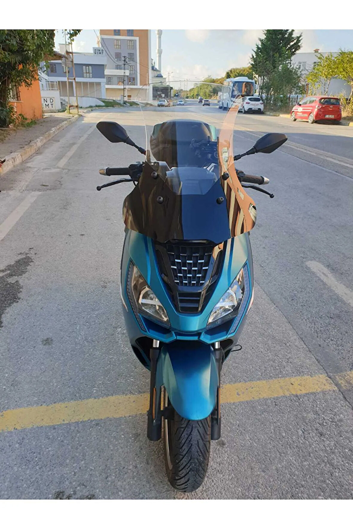 Peugeot Pulsion 125 Siperlik Ön Cam 2022 2024 Model 68cm Şeffaf Renkli 4mm