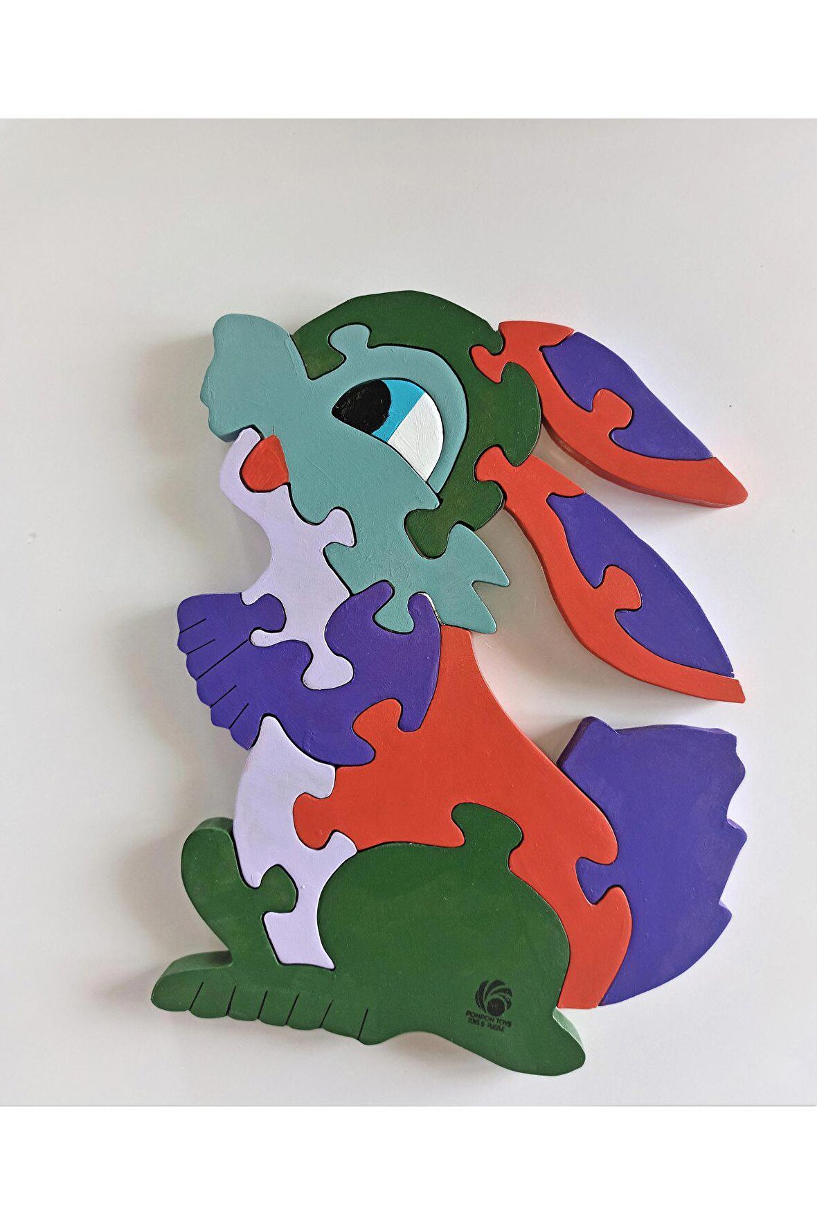 Kokoş Tavşan Ahşap Puzzle Yapboz