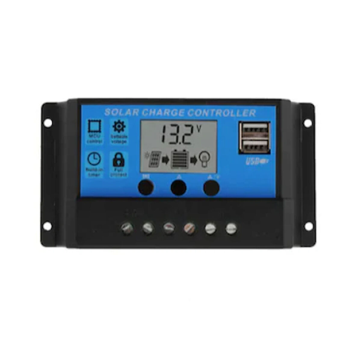 URETECH 30 A Amper Solar Şarj Kontrol Uyumlu Cihazı Regülatörü 30ah 12v/24v 