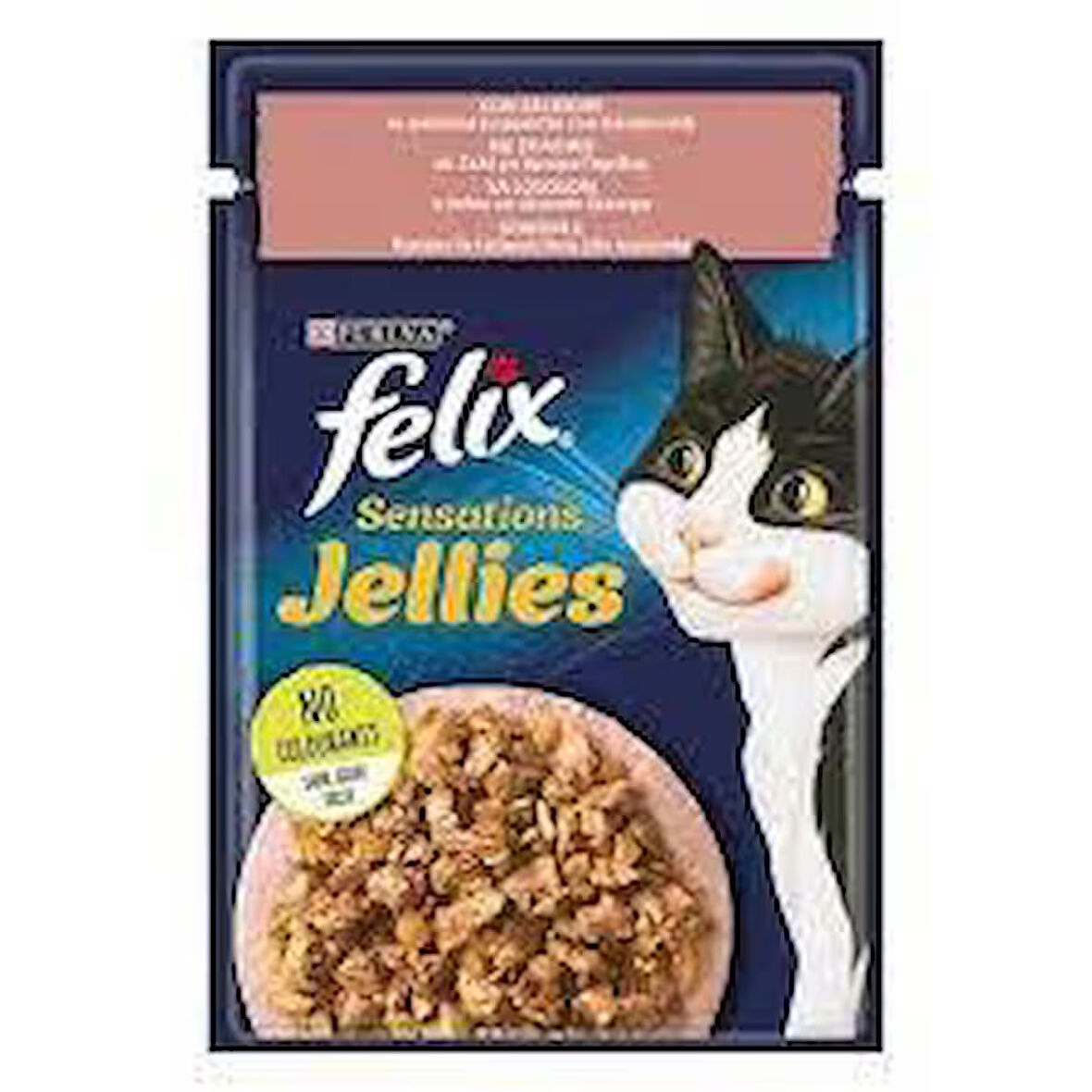 Felix Çifte Lezzet Somon ve Karidesli Konserve Kedi Maması 85 Gr 26'lı