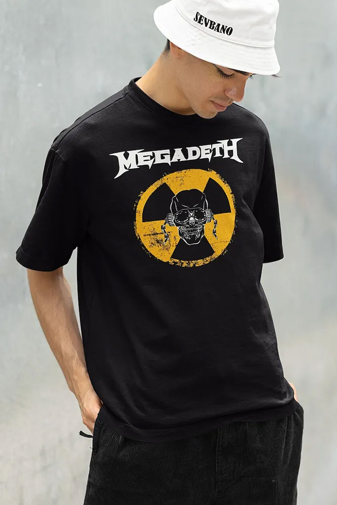 Megadeth Baskılı Unisex Oversize Müzik Grubu Tişört
