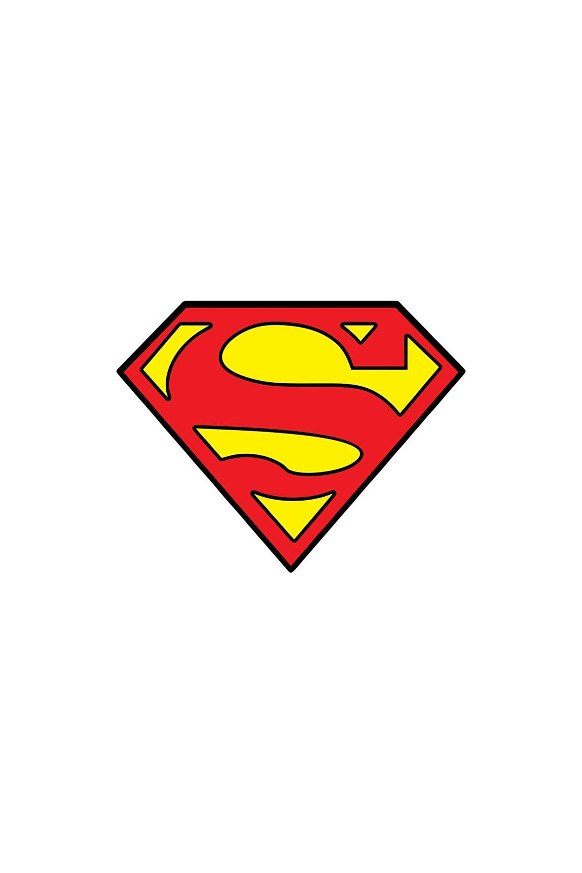 8x6 Cm Superman Sticker Araba Laptop Oto Motor Sticker