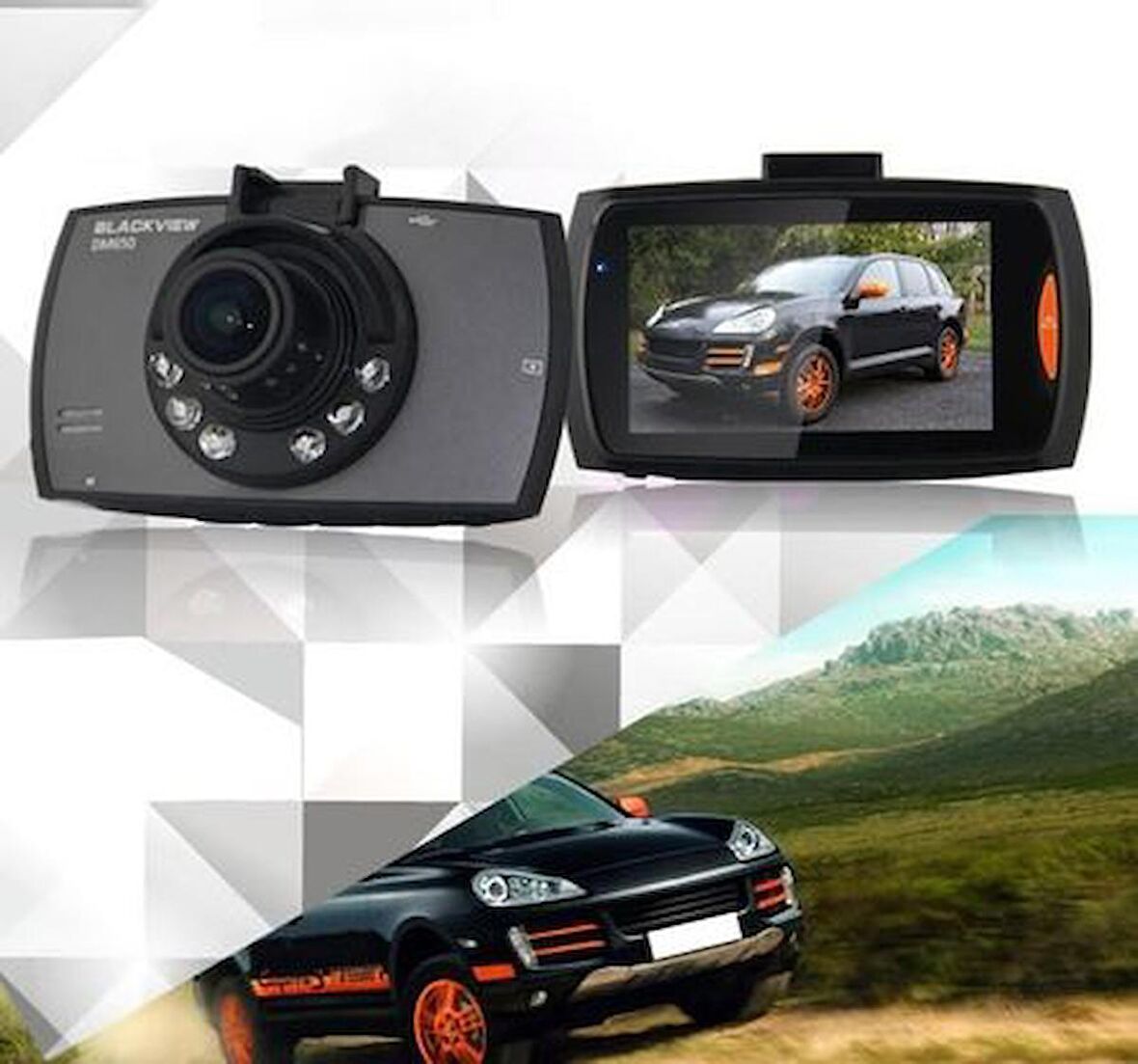 qasul Araç Içi 1080p Kamera Advanced Portable Car Camcorder