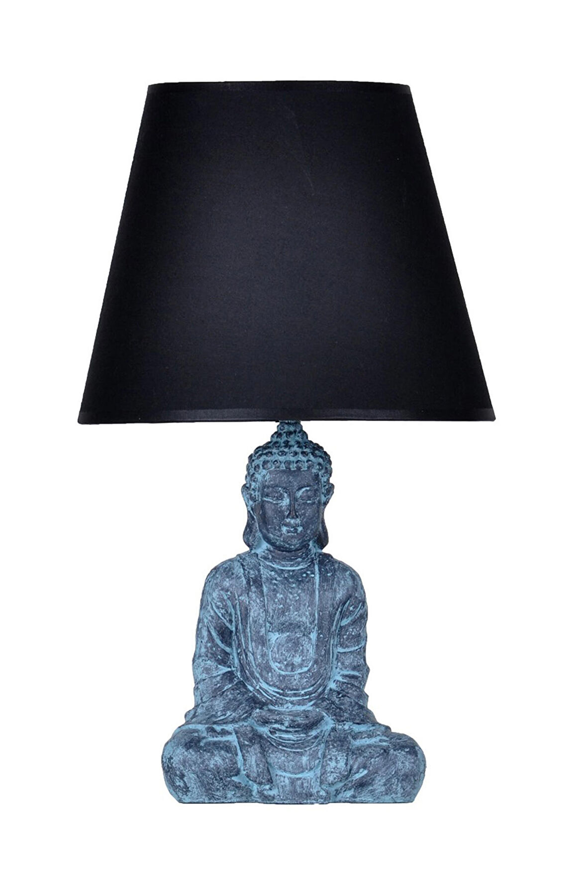 qdec Modern Dizayn Buda Abajur Antrasit-Siyah
