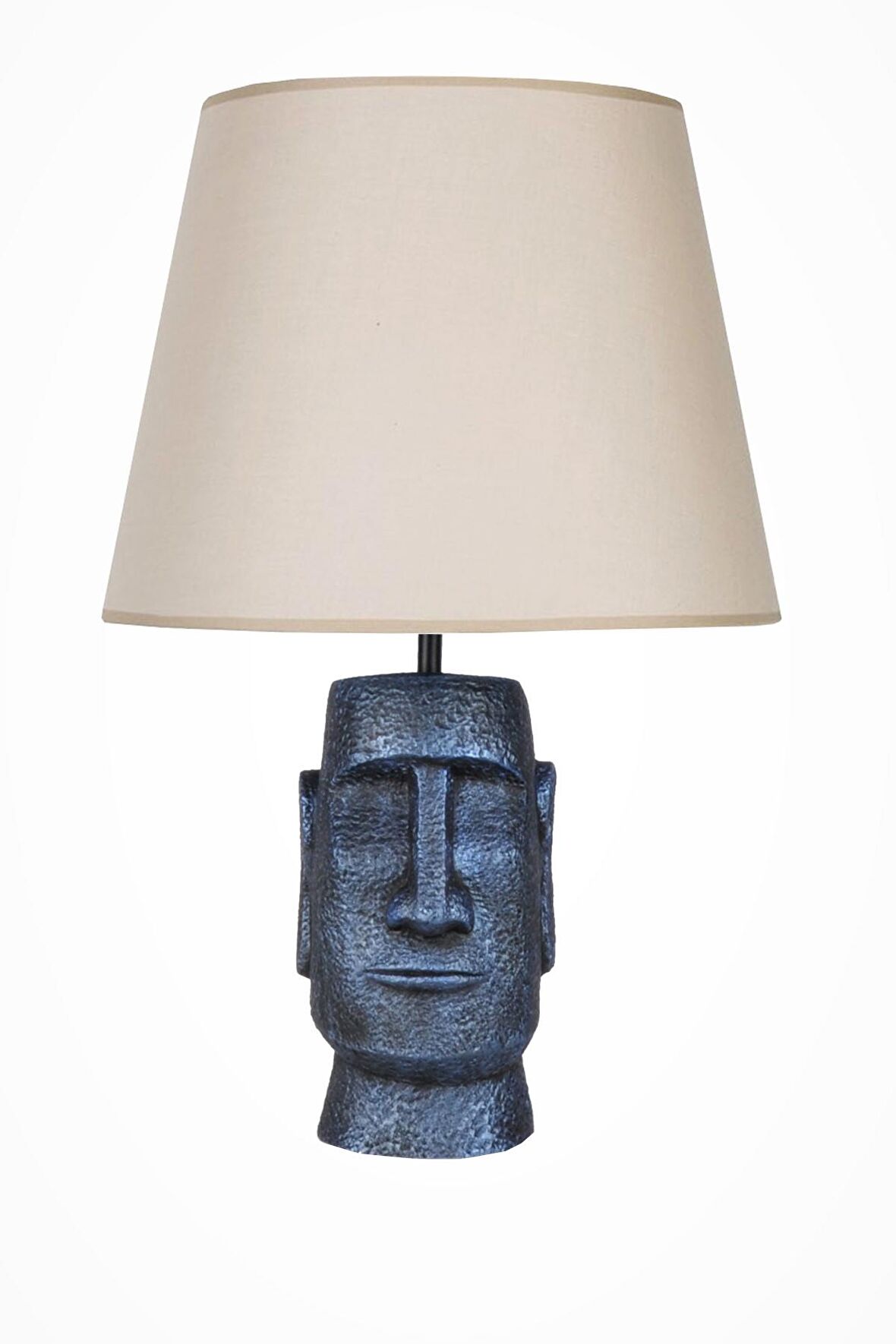 qdec Modern Dizayn Moai Abajur Cobalt Bej