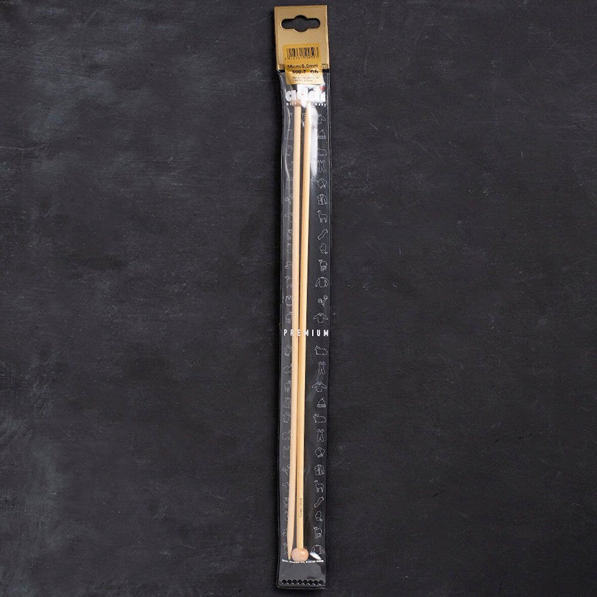 Addi Bambus 5mm 35cm Bambu Örgü Şişi - 500-7