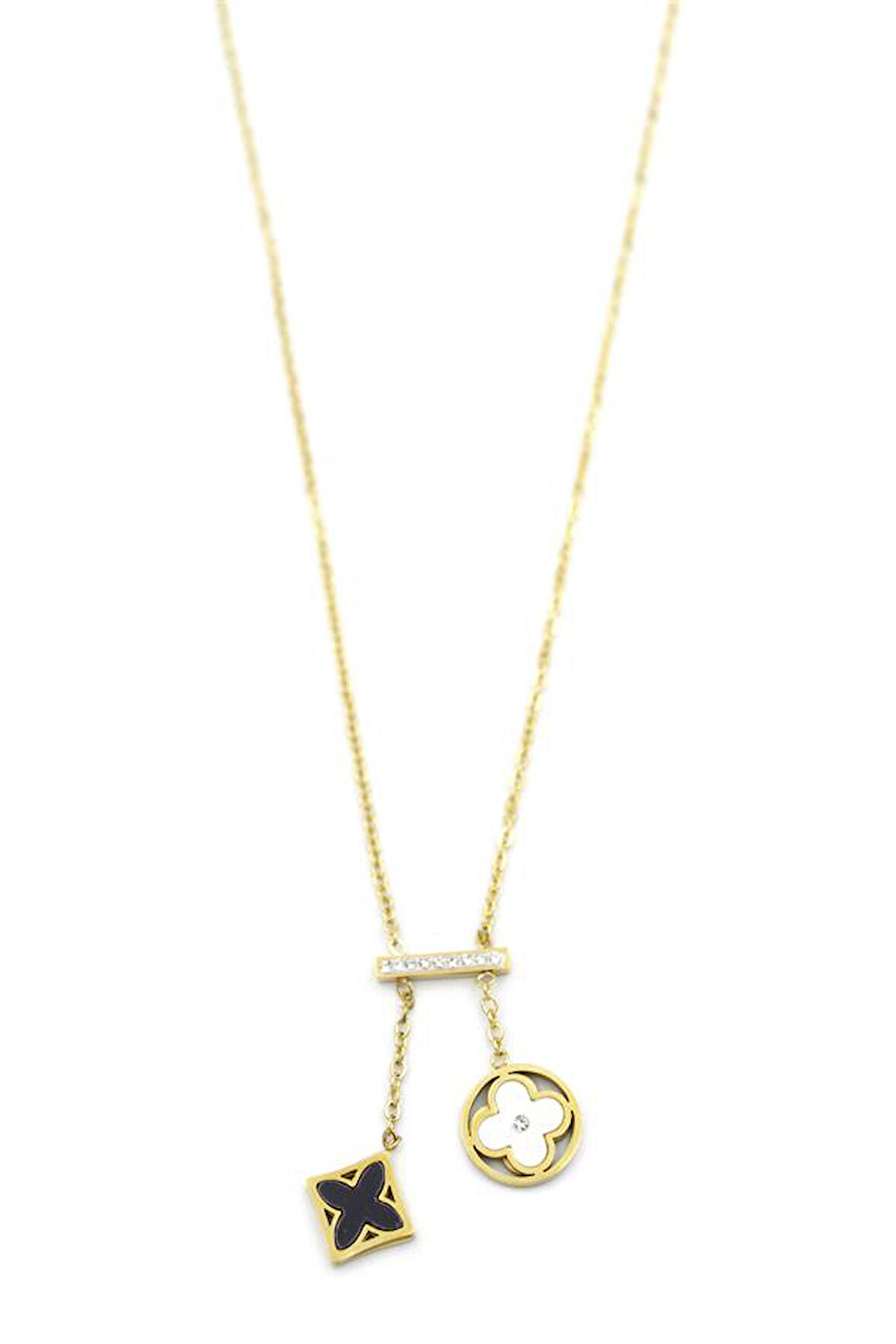 Vc Yonca Kolye - Altın