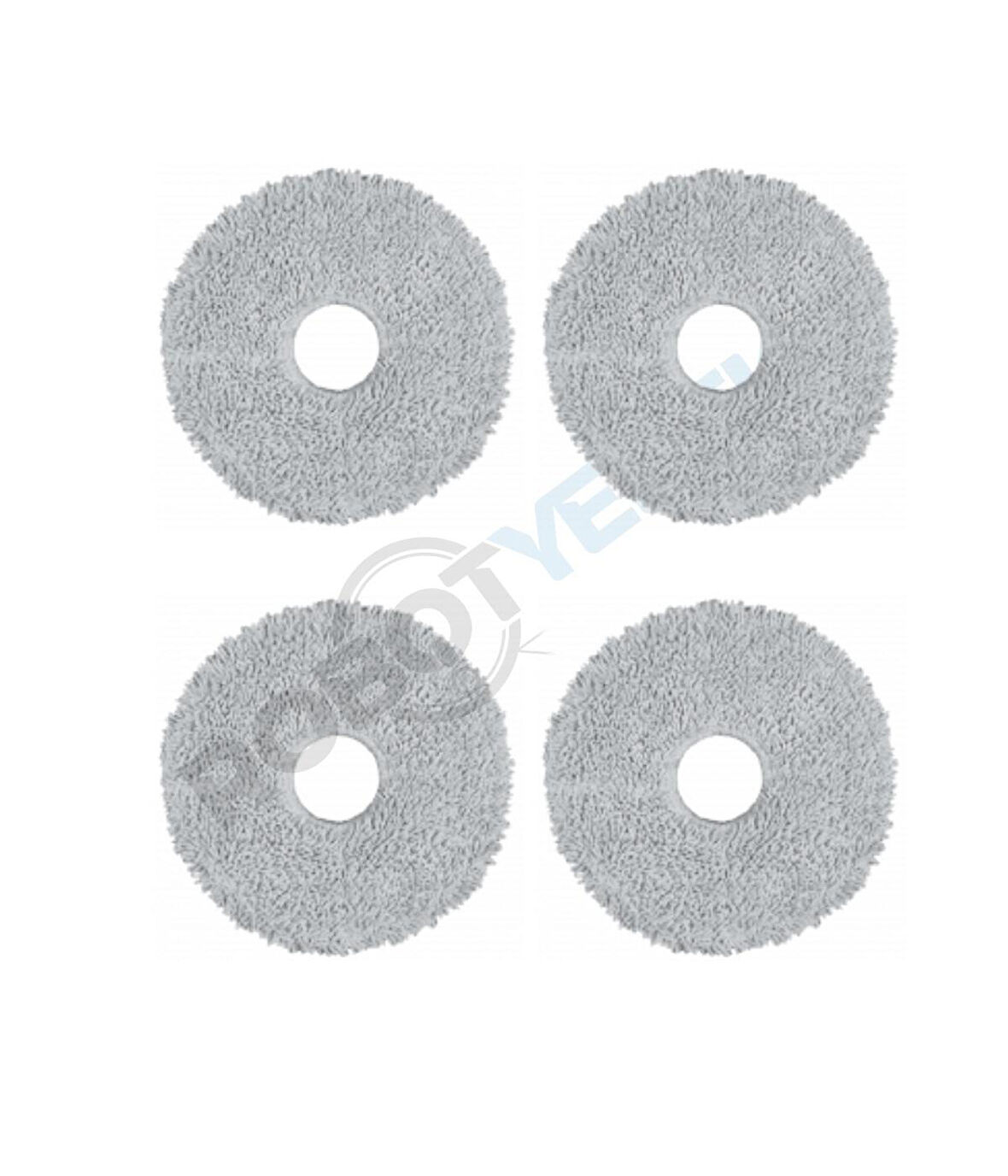 Roborock Q Revo Uyumlu 4 Adet Mikrofiber Mop Bez