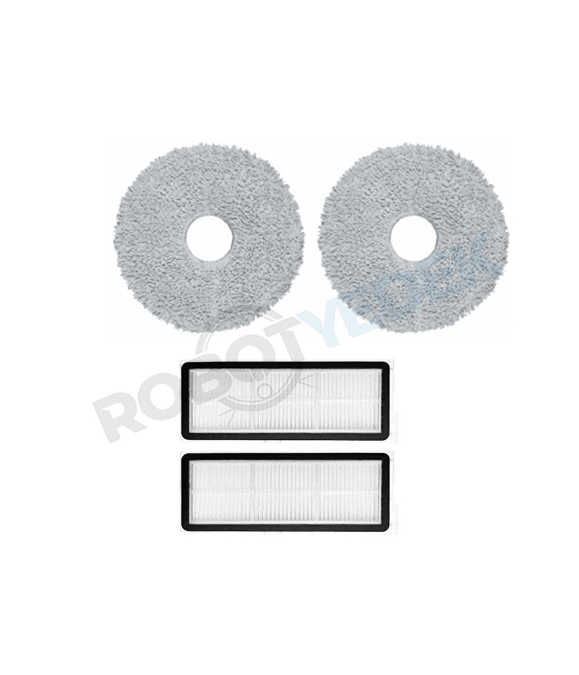 Roborock QRevo Curv Uyumlu Mop ve Hepa Filtre-4 Parça